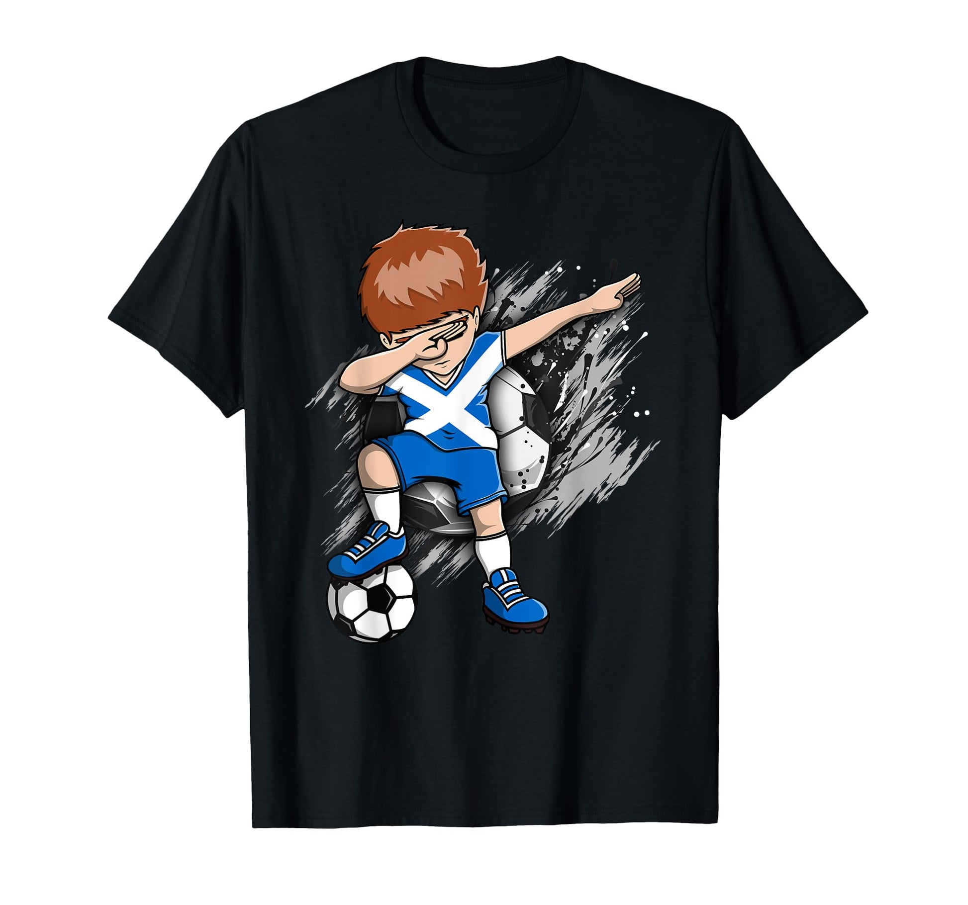Dabbing Soccer Scotland Jersey T-Shirt - Fun Novelty Design Unisex - T-Shirt, Sweatshirt, Hoodie