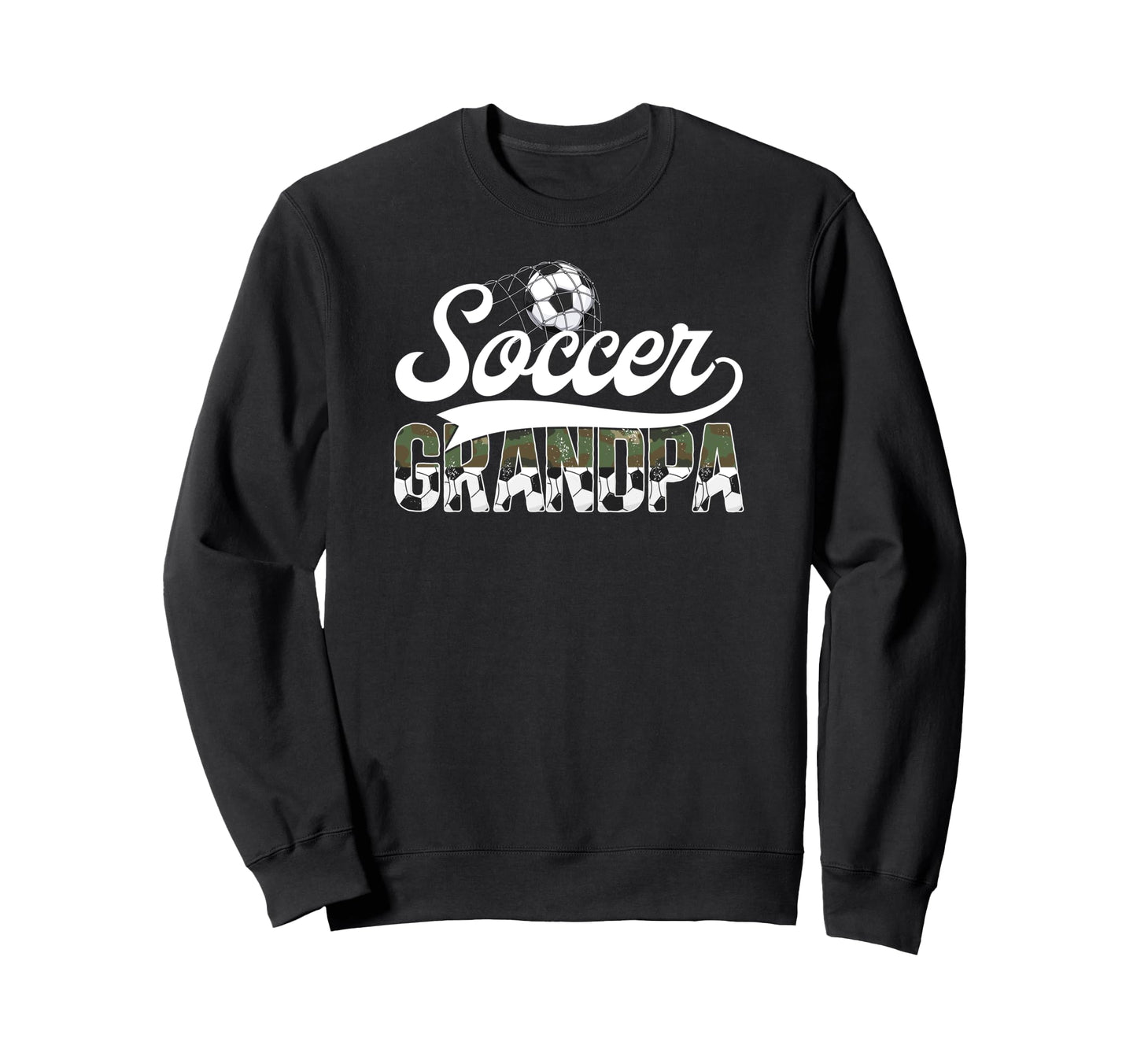 Soccer Grandpa Soccer Player Sweatshirt - Minimalist Print Unisex - T-Shirt, Sweatshirt, Hoodie
