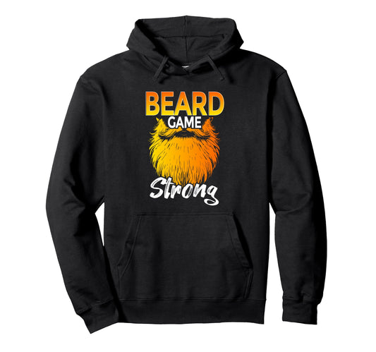 Bearded Facial Hair Fathers Day Dad Hoodie - Minimalist Print for Adults - T-Shirt, Sweatshirt, Hoodie