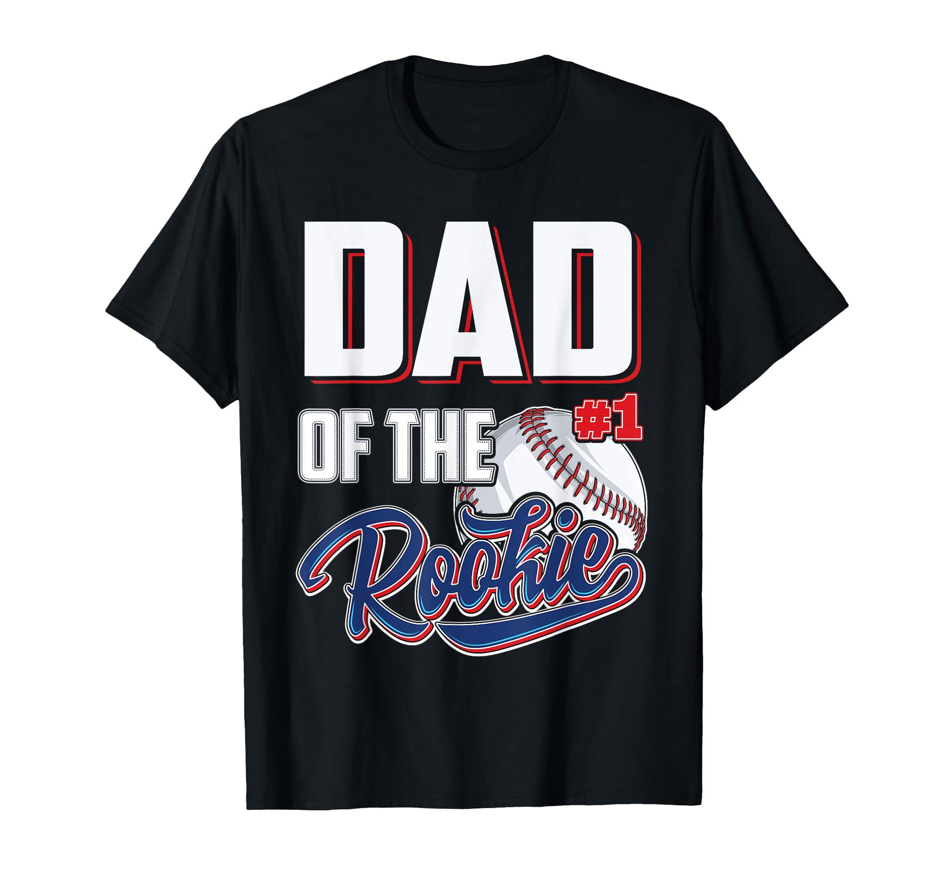Dad Rookie 1 Years Old Team 1St T-Shirt - Unique Graphic for Adults - T-Shirt, Sweatshirt, Hoodie