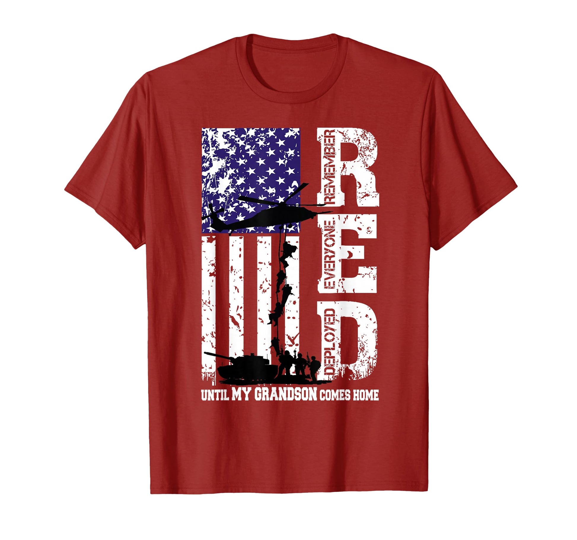 Red Friday Until My Grandson Comes T-Shirt - Unique Graphic for Adults - T-Shirt, Sweatshirt, Hoodie