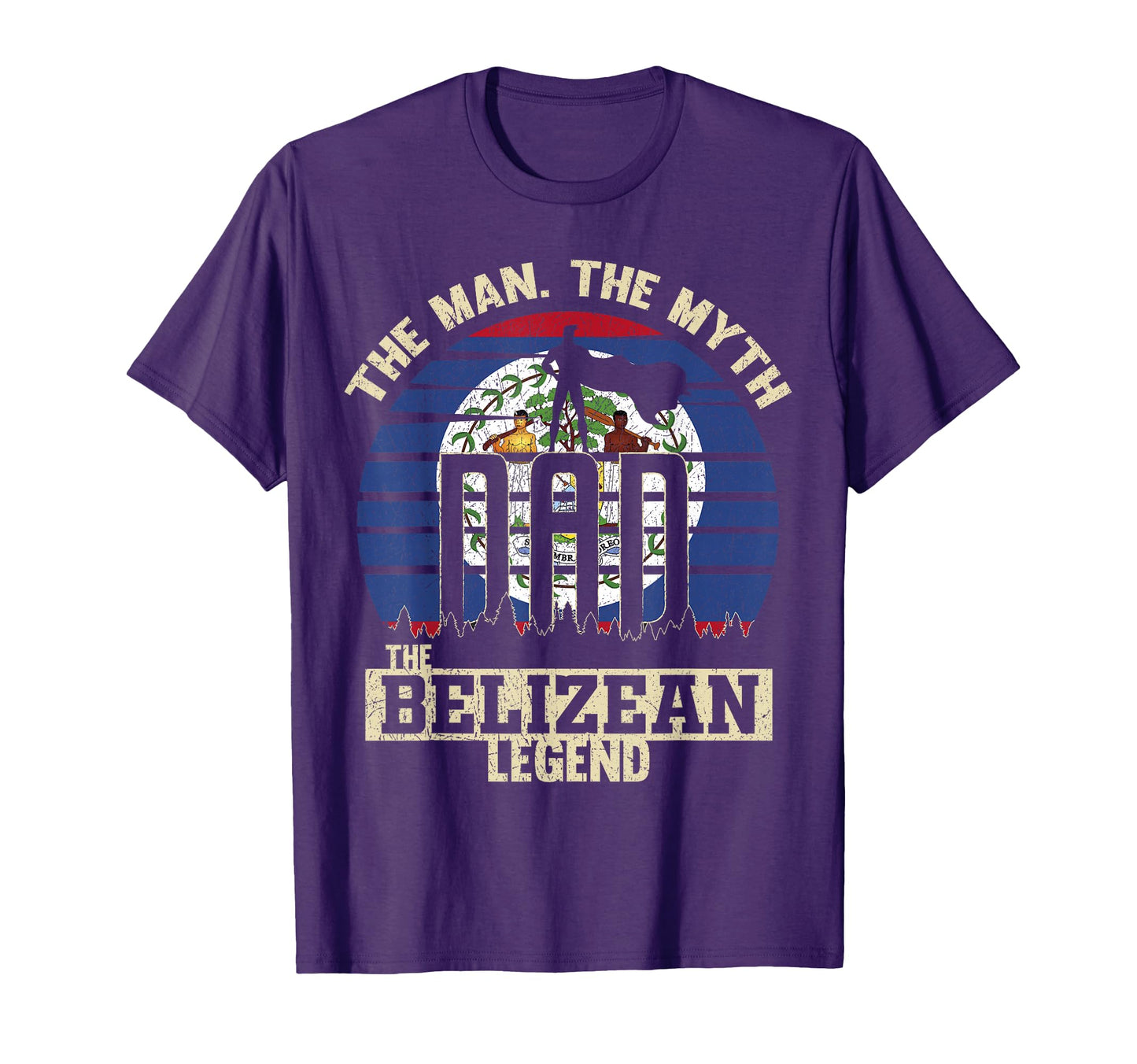 Myth Belizean Legend Dad T-Shirt - Casual Everyday Wear for Adults - T-Shirt, Sweatshirt, Hoodie
