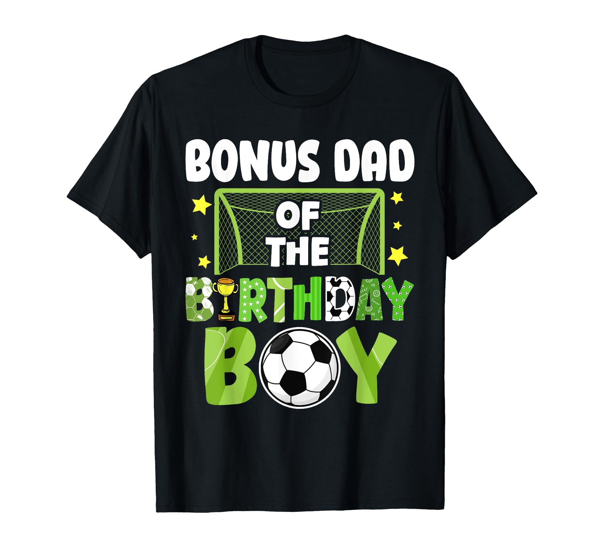 Soccer Bonus Dad Birthday Party T-Shirt - Aesthetic Graphic Men Women - T-Shirt, Sweatshirt, Hoodie