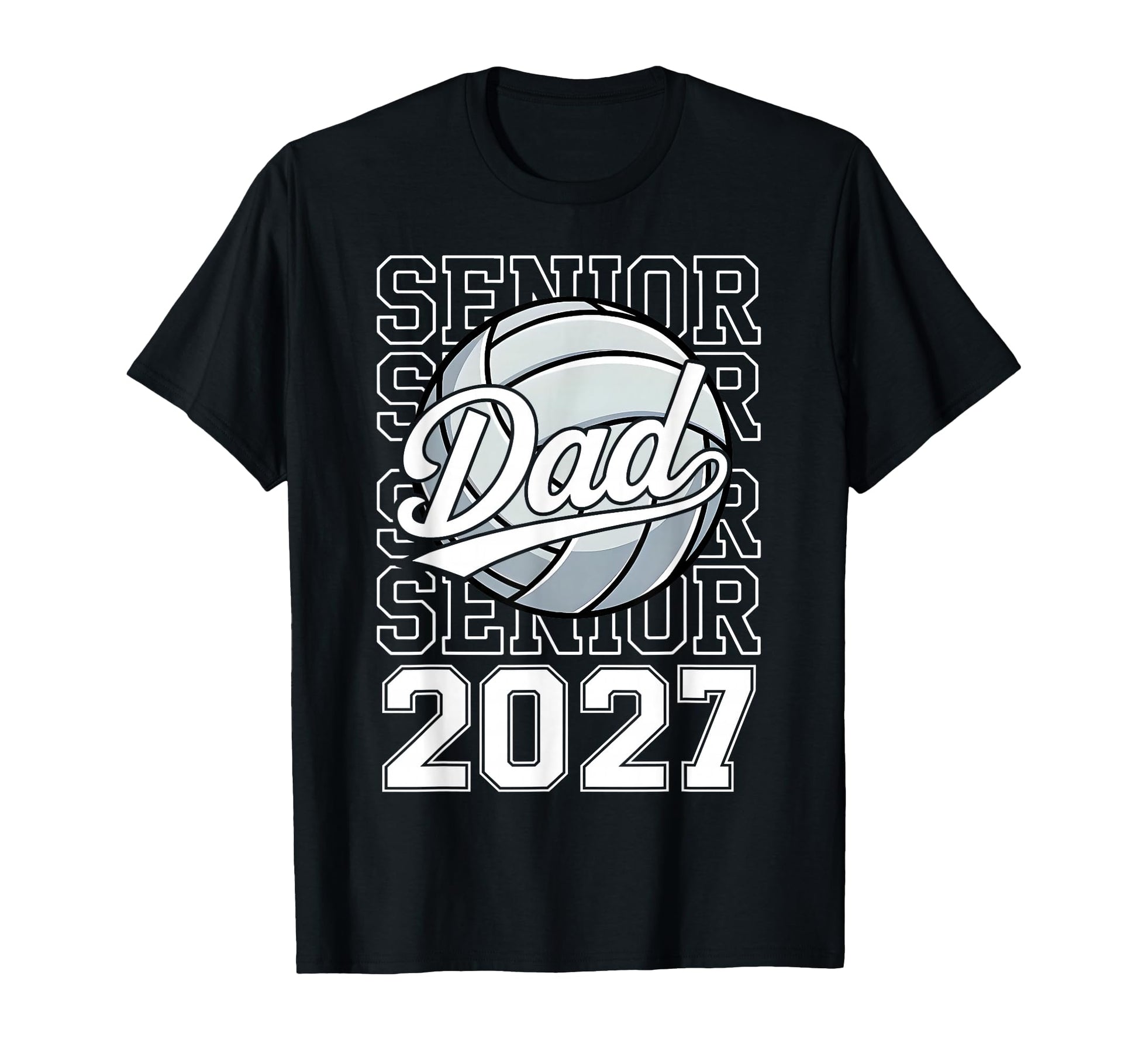 Proud Dad 2027 Senior Graduate T-Shirt - Aesthetic Graphic for Adults - T-Shirt, Sweatshirt, Hoodie