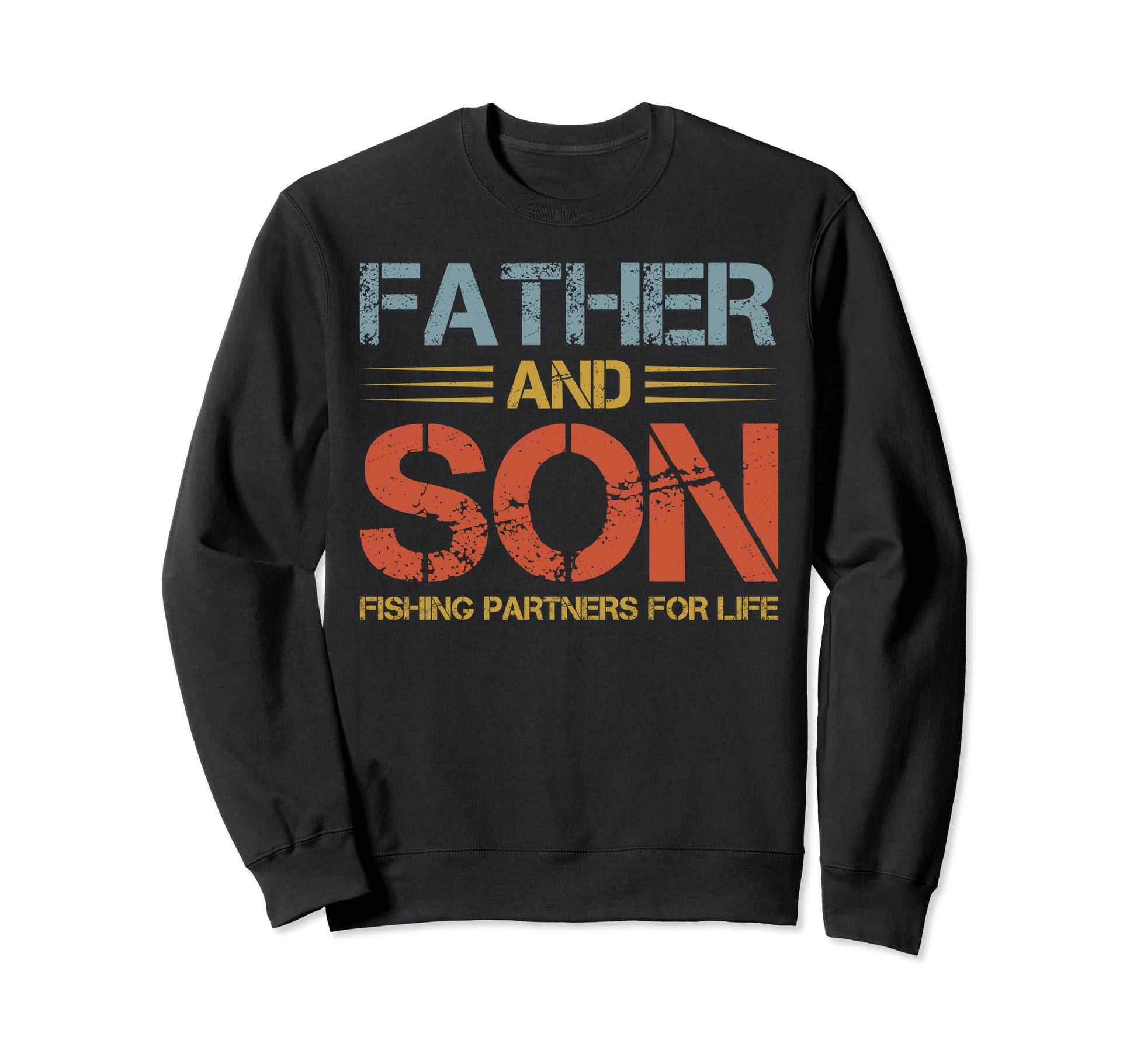 Father And Son Fishing Partners Sweatshirt - Custom Art Print for Adults - T-Shirt, Sweatshirt, Hoodie