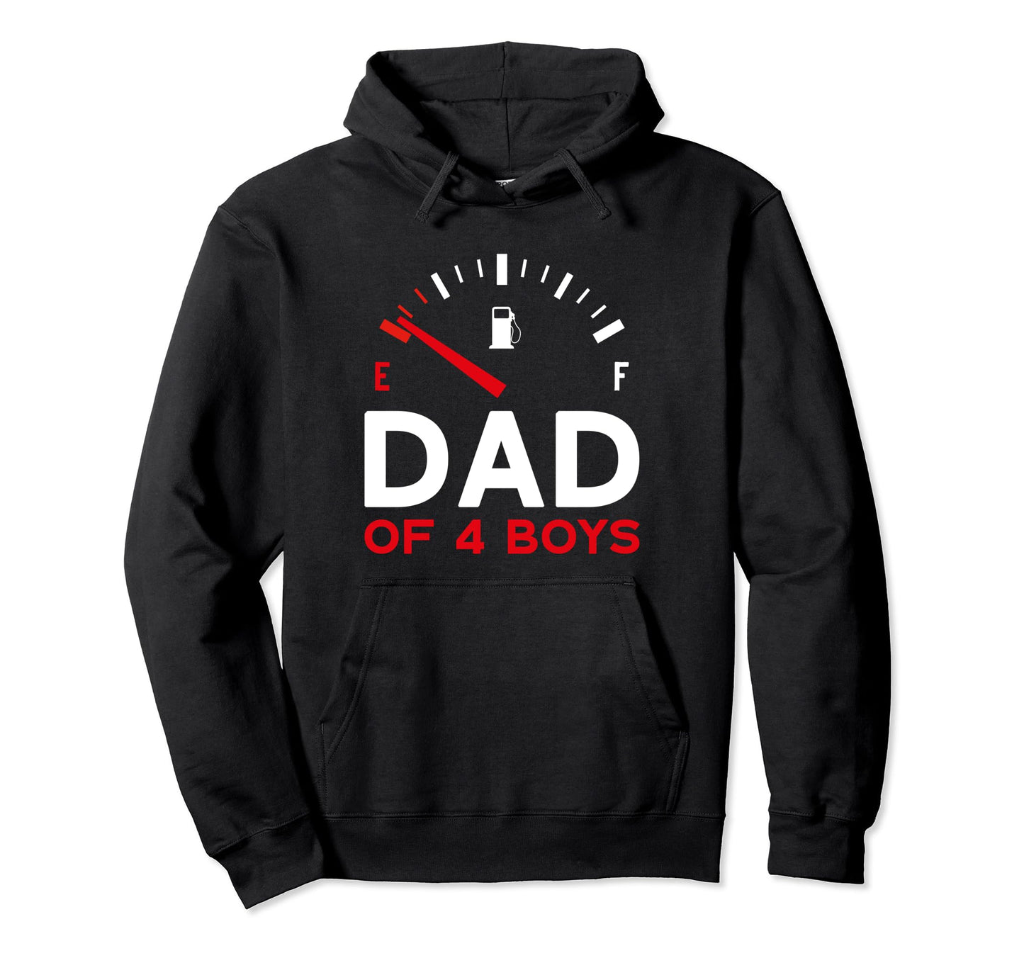 Dad 4 Fathers Day Dad Hoodie - Custom Art Print for Adults - T-Shirt, Sweatshirt, Hoodie