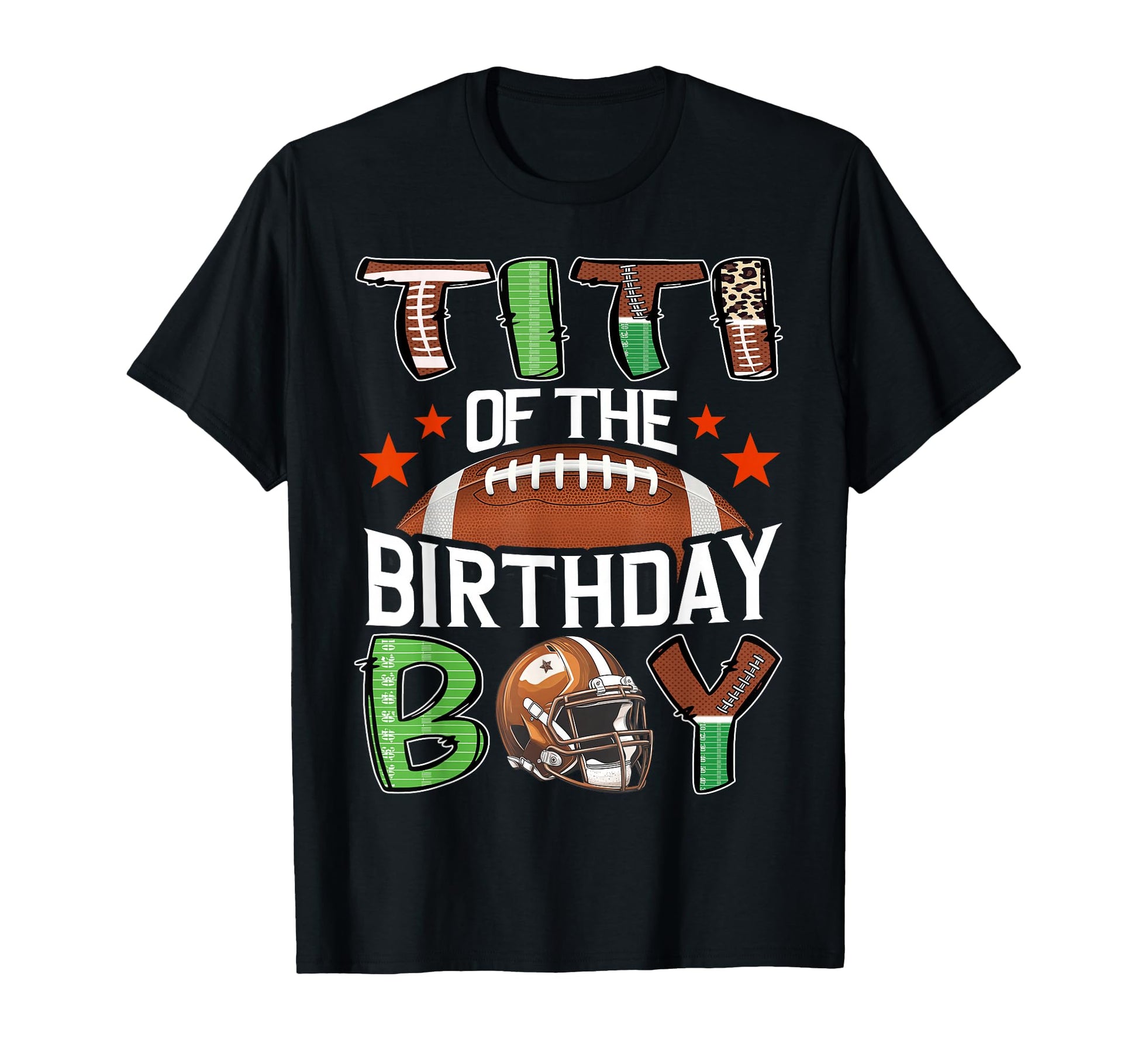 Titi Birthday Game Day Football T-Shirt - Aesthetic Graphic for Adults - T-Shirt, Sweatshirt, Hoodie