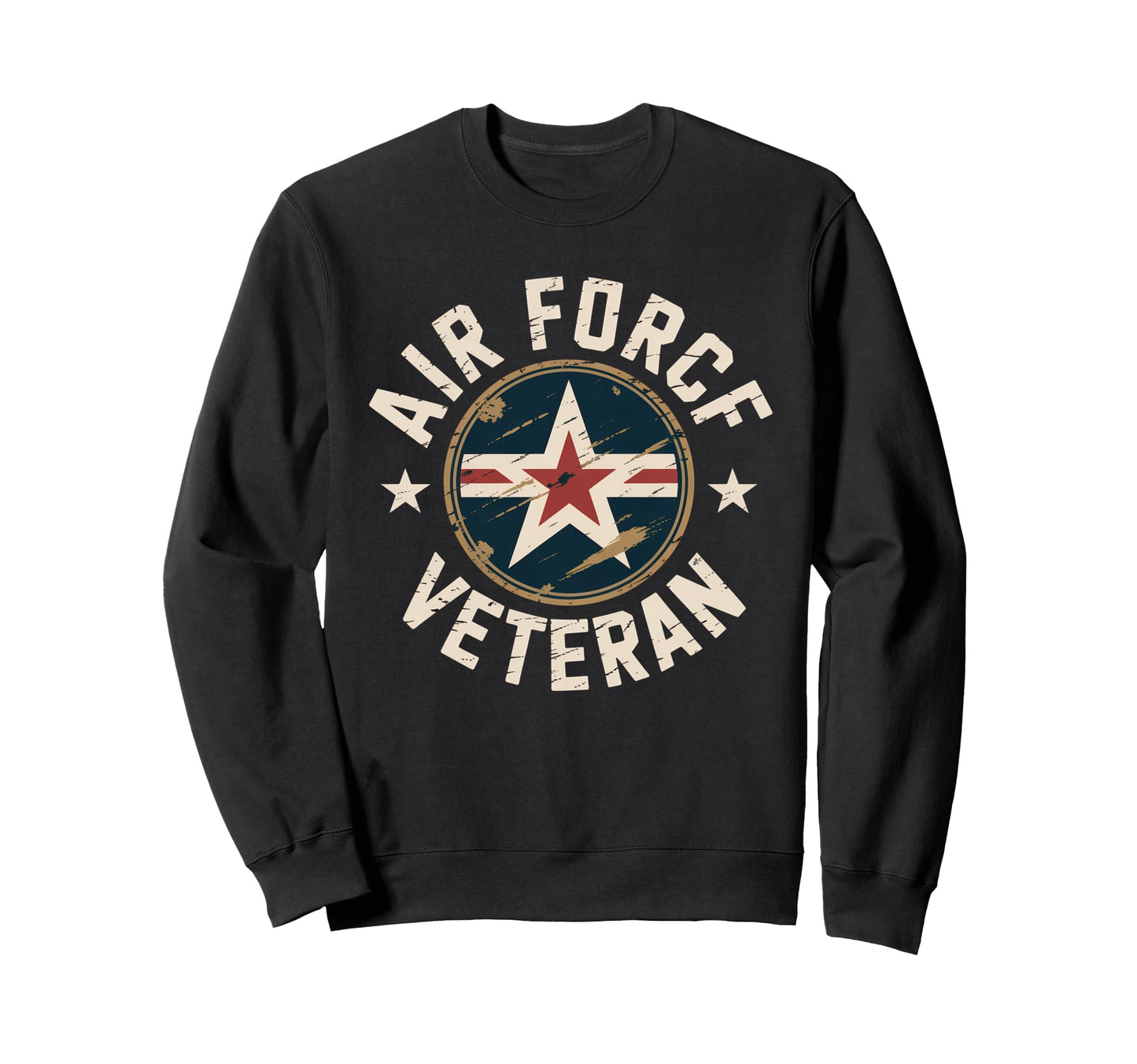 Air Force Veteran Us American Flag Sweatshirt - Custom Art Print Unisex - T-Shirt, Sweatshirt, Hoodie