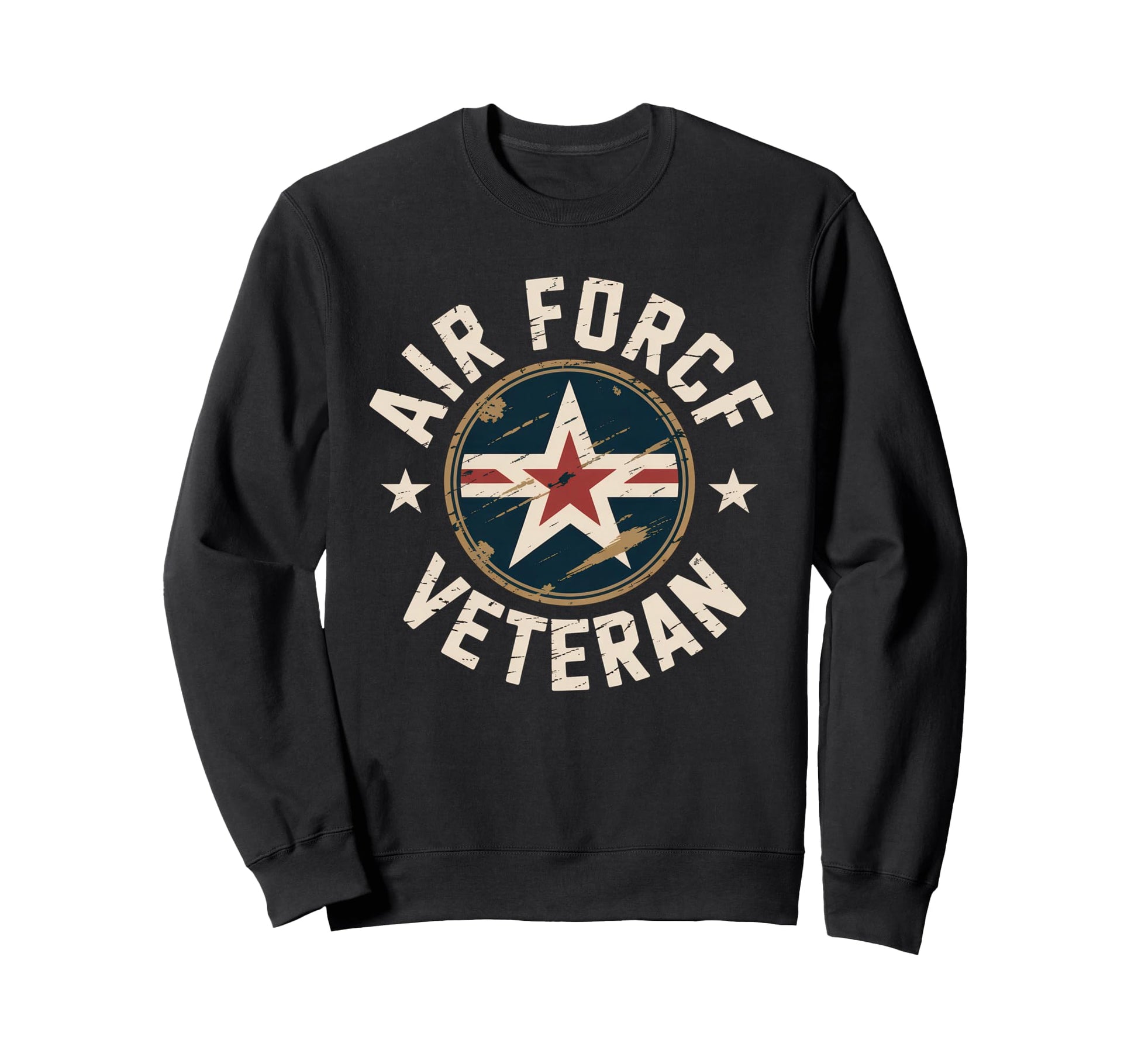 Air Force Veteran Us American Flag Sweatshirt - Custom Art Print Unisex - T-Shirt, Sweatshirt, Hoodie