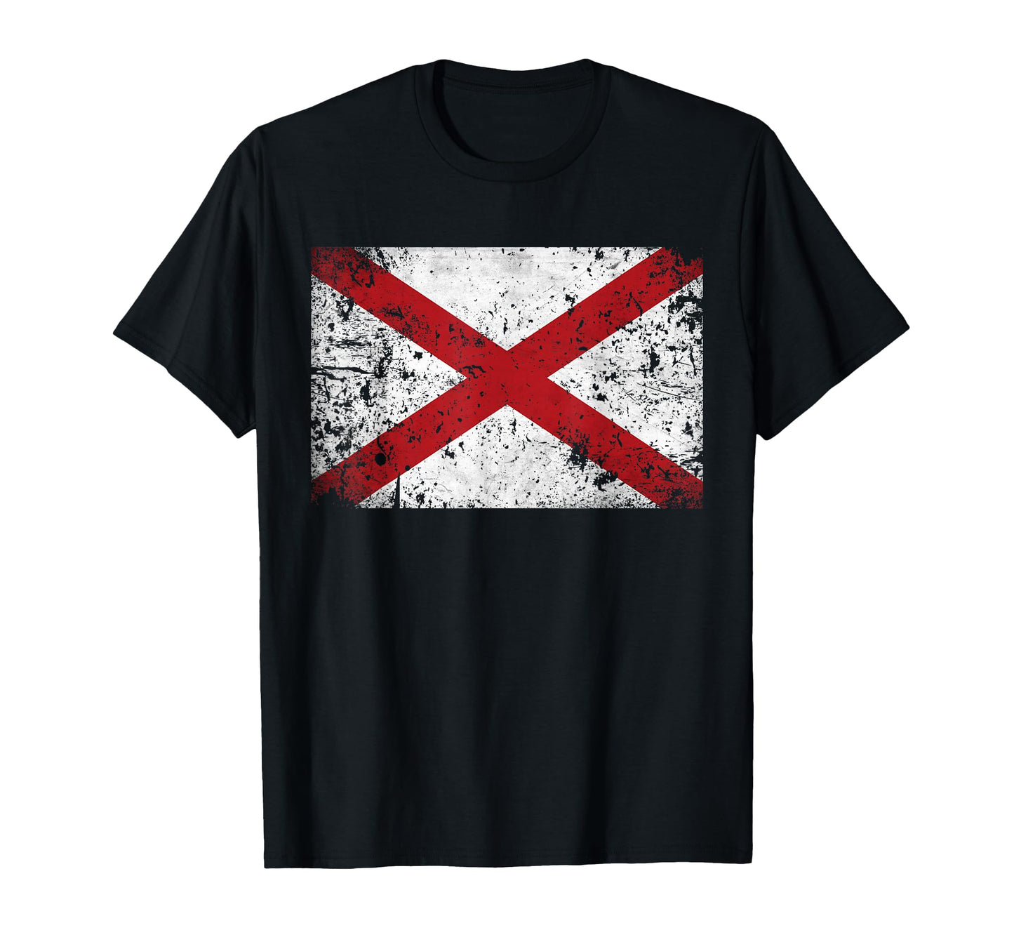 Alabama State Flag 5 Colors T-Shirt - Custom Art Print Unisex - T-Shirt, Sweatshirt, Hoodie