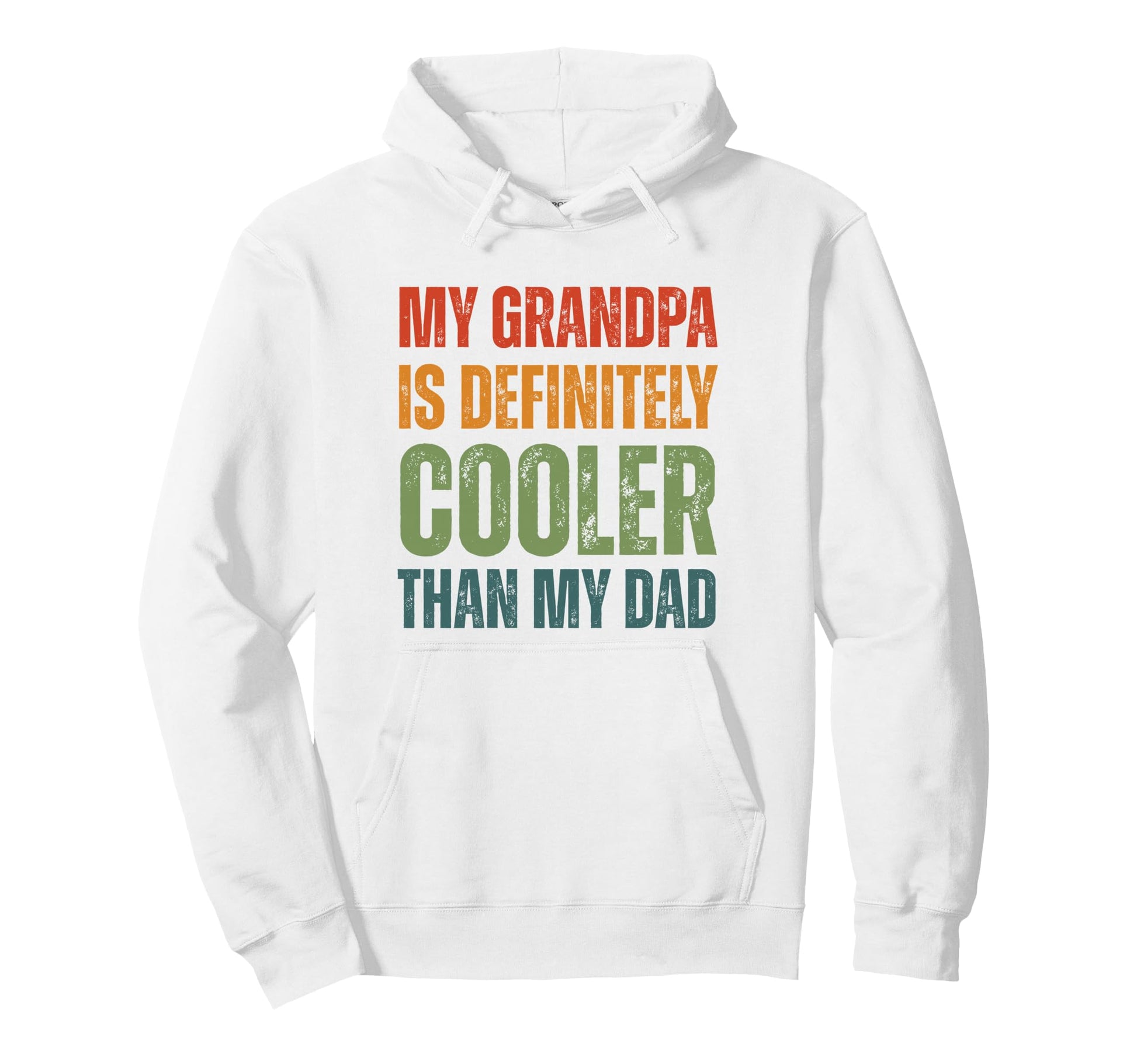 My Grandpa Is Definitely Cooler Than Hoodie - Aesthetic Graphic Men Women - T-Shirt, Sweatshirt, Hoodie