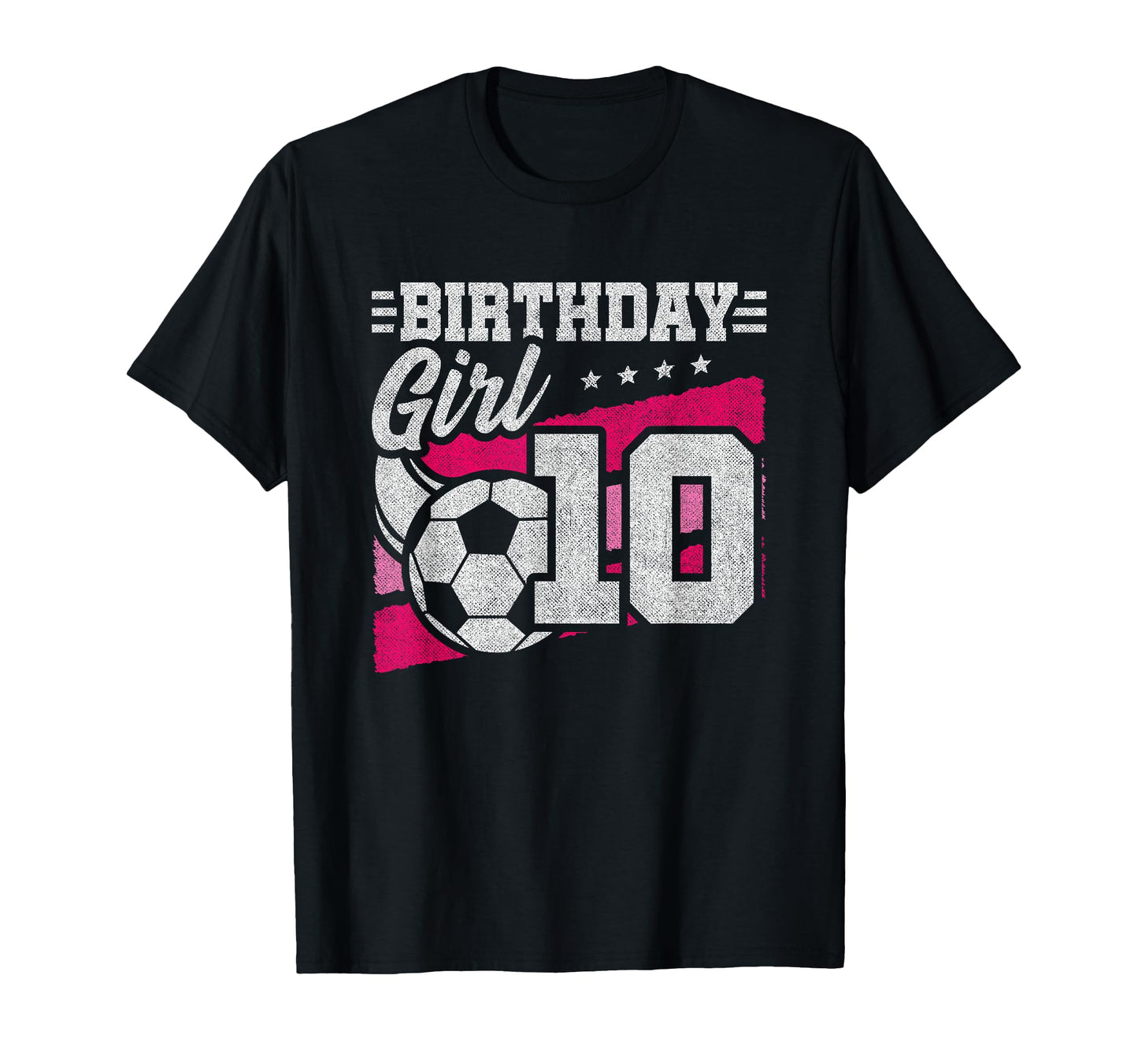 10 Year Old Birthday Soccer Party T-Shirt - Minimalist Print for Adults - T-Shirt, Sweatshirt, Hoodie