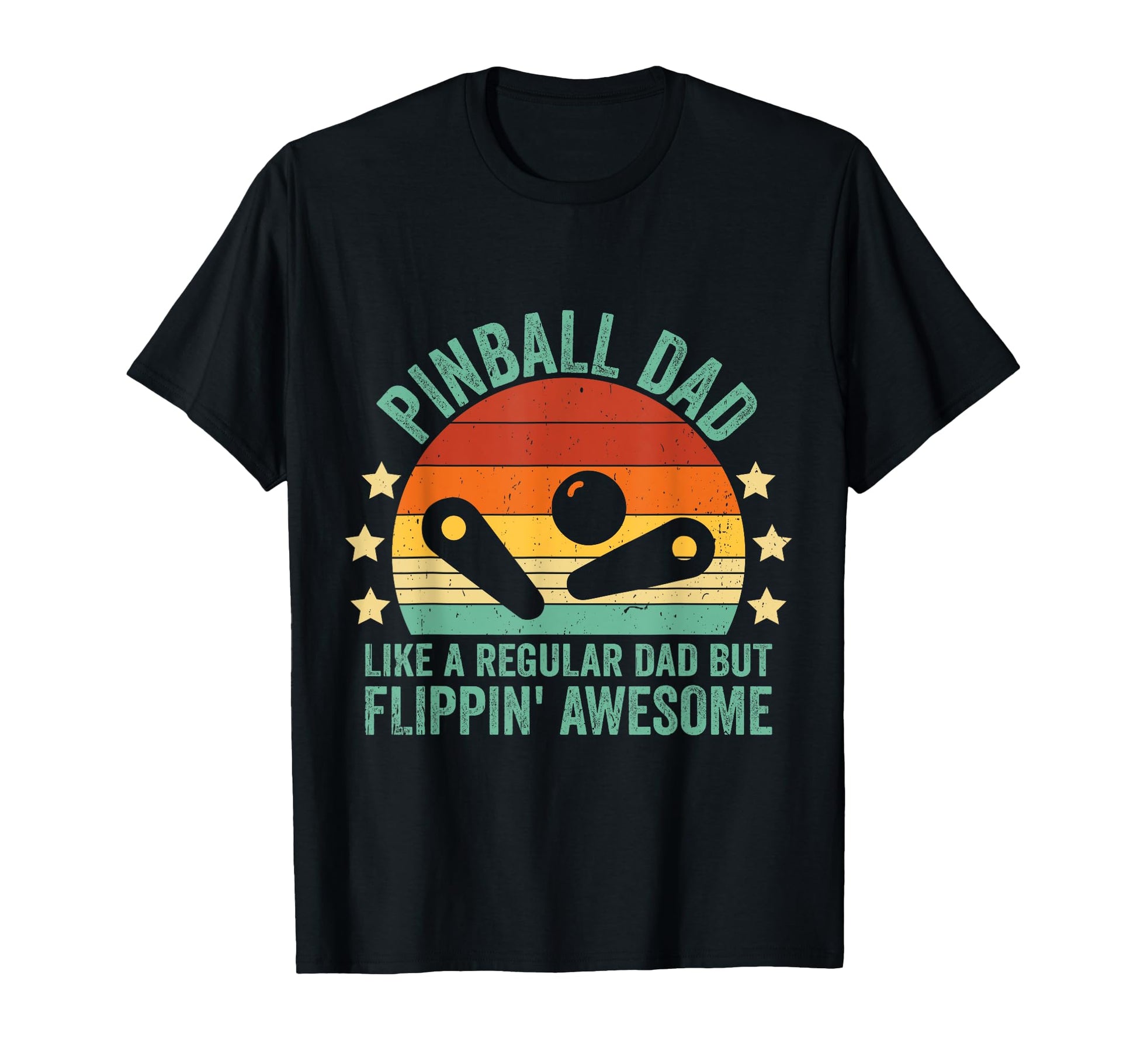 Flippin Awesome Pinball Dad Arcade Game T-Shirt - Novelty Apparel Unisex - T-Shirt, Sweatshirt, Hoodie