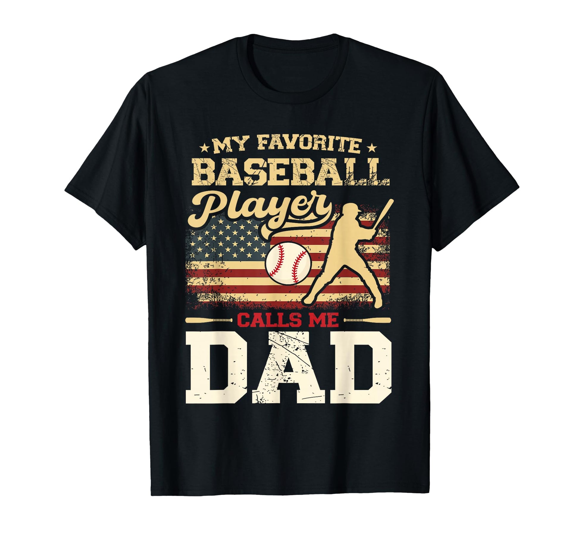 Fathers Day My Favorite Baseball T-Shirt - Minimalist Print for Adults - T-Shirt, Sweatshirt, Hoodie