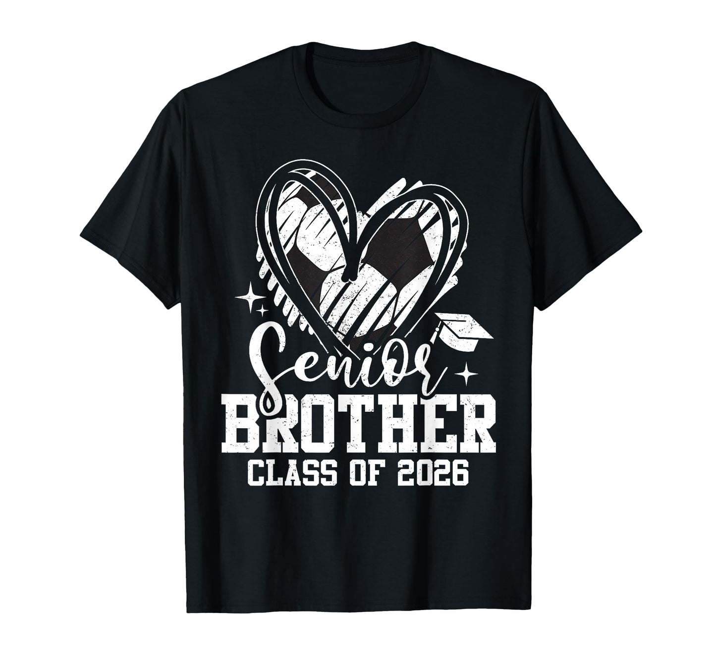 Senior Brother Class 2026 Soccer T-Shirt - Custom Art Print Unisex - T-Shirt, Sweatshirt, Hoodie