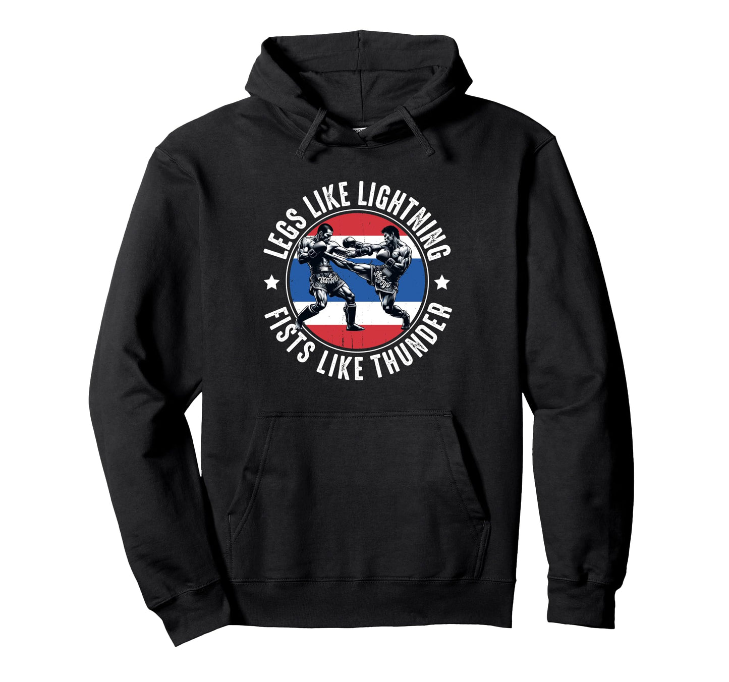 Muay Thai Fighter Dad Thai Kickboxing Hoodie - Streetwear Style Unisex - T-Shirt, Sweatshirt, Hoodie
