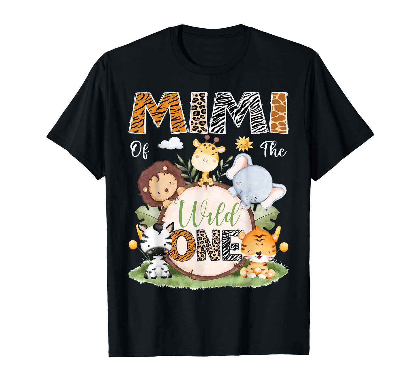 Mimi Wild One First Birthday Safari T-Shirt - Trendy Graphic Men Women - T-Shirt, Sweatshirt, Hoodie