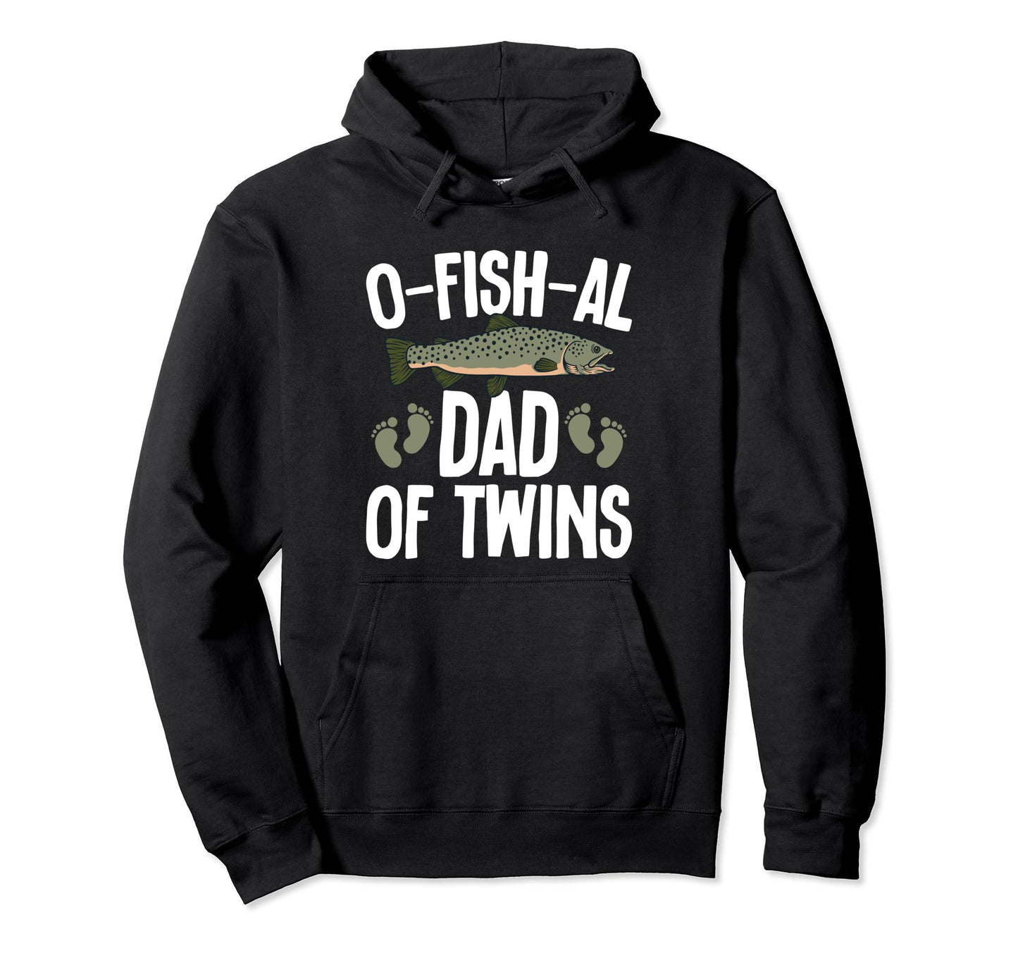 Twin Dad Father Two O Fish Al Dad Hoodie - Fun Novelty Design for Adults - T-Shirt, Sweatshirt, Hoodie