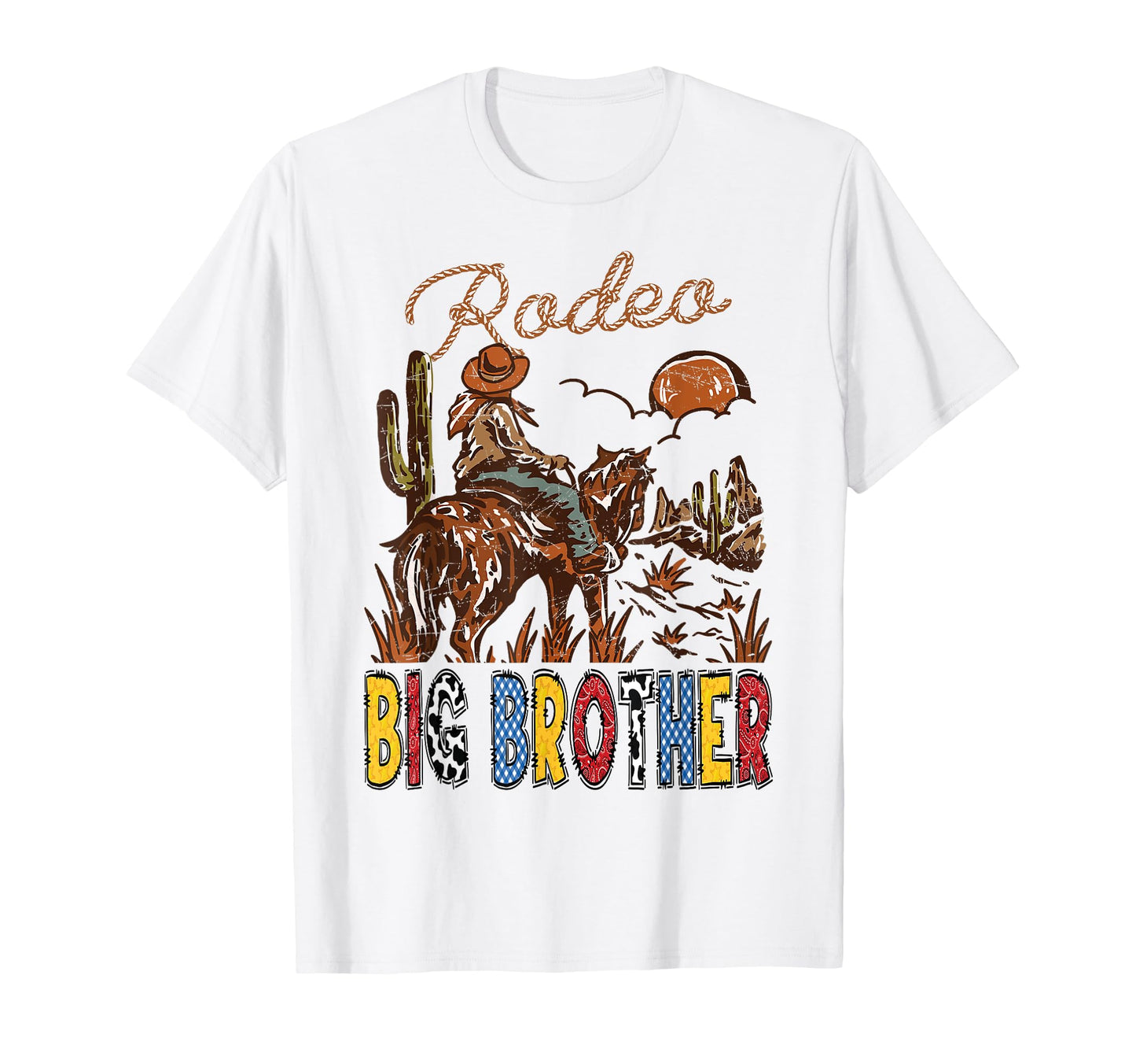 Rodeo Big Brother Cowboy Western T-Shirt - Minimalist Print Unisex - T-Shirt, Sweatshirt, Hoodie