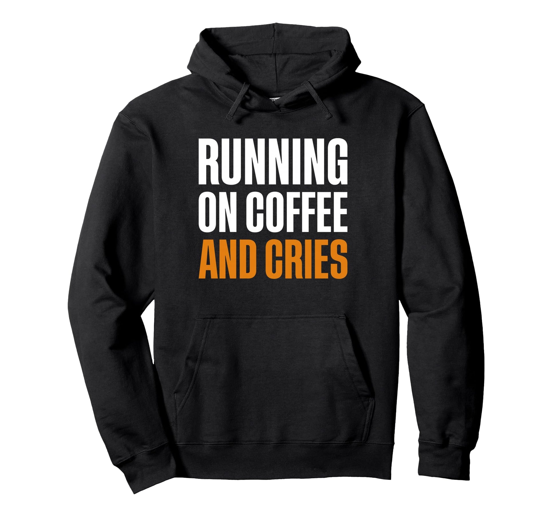 Running Coffee And Cries Twin Dad Father Hoodie - Unique Graphic for Adults - T-Shirt, Sweatshirt, Hoodie