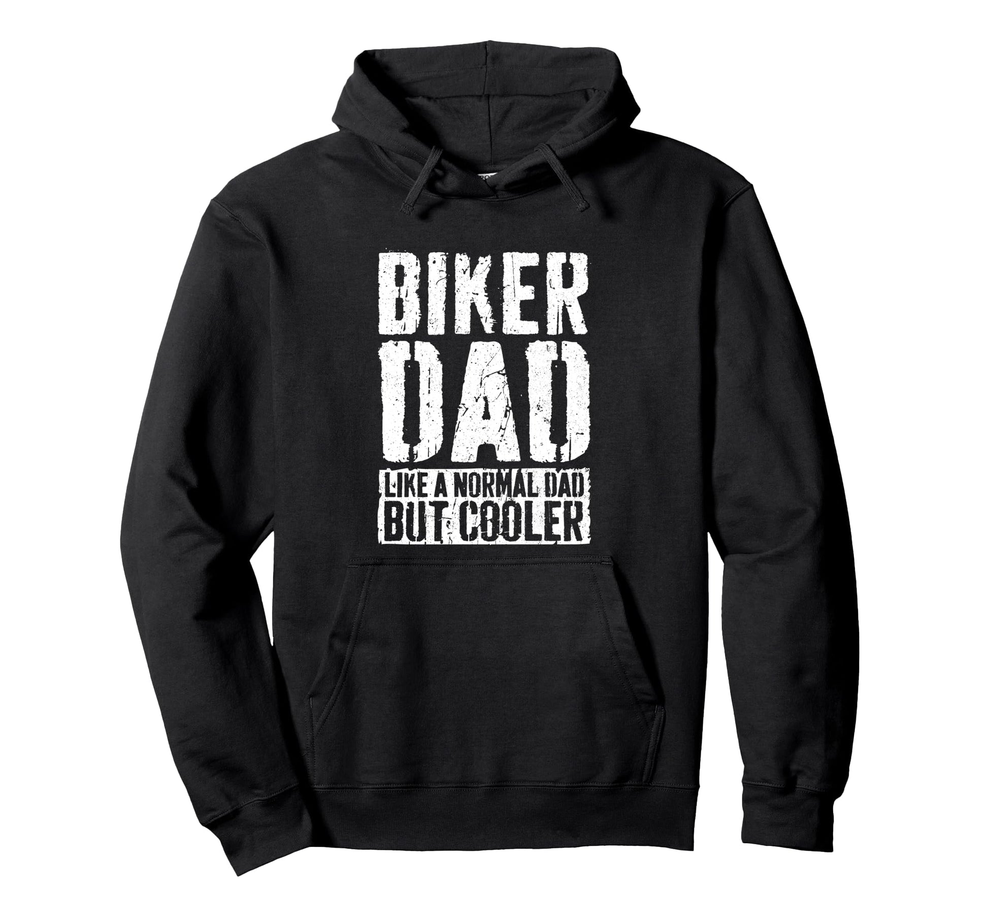 Biker Dad Fathers Day Biker Dad Hoodie - Minimalist Print for Adults - T-Shirt, Sweatshirt, Hoodie