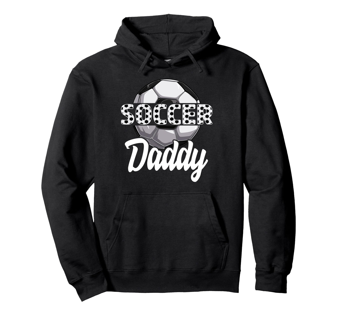 Soccer Daddy Team Player Sport Football Hoodie - Minimalist Print Unisex - T-Shirt, Sweatshirt, Hoodie