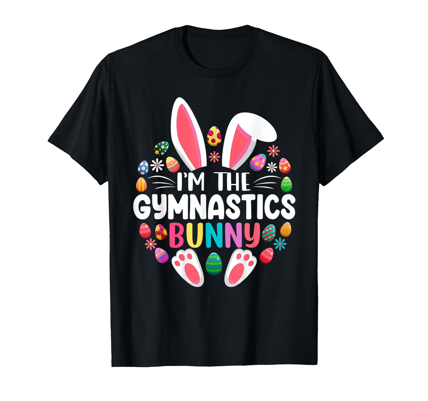 Im Gymnastics Bunny Easter Day T-Shirt - Custom Art Print for Adults - T-Shirt, Sweatshirt, Hoodie