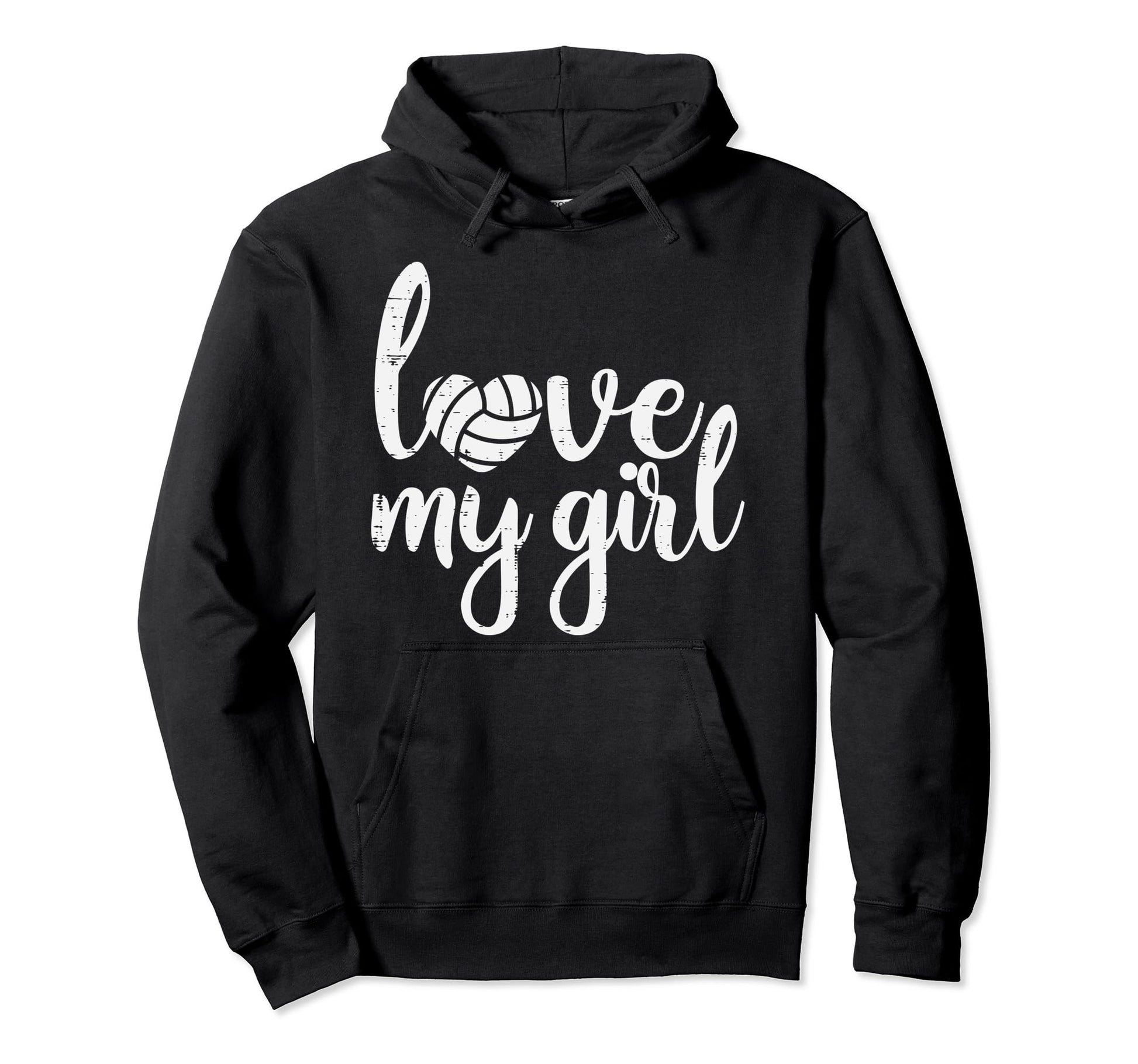 Love My Volleyball Proud Mom Dad Hoodie - Casual Everyday Wear for Adults - T-Shirt, Sweatshirt, Hoodie