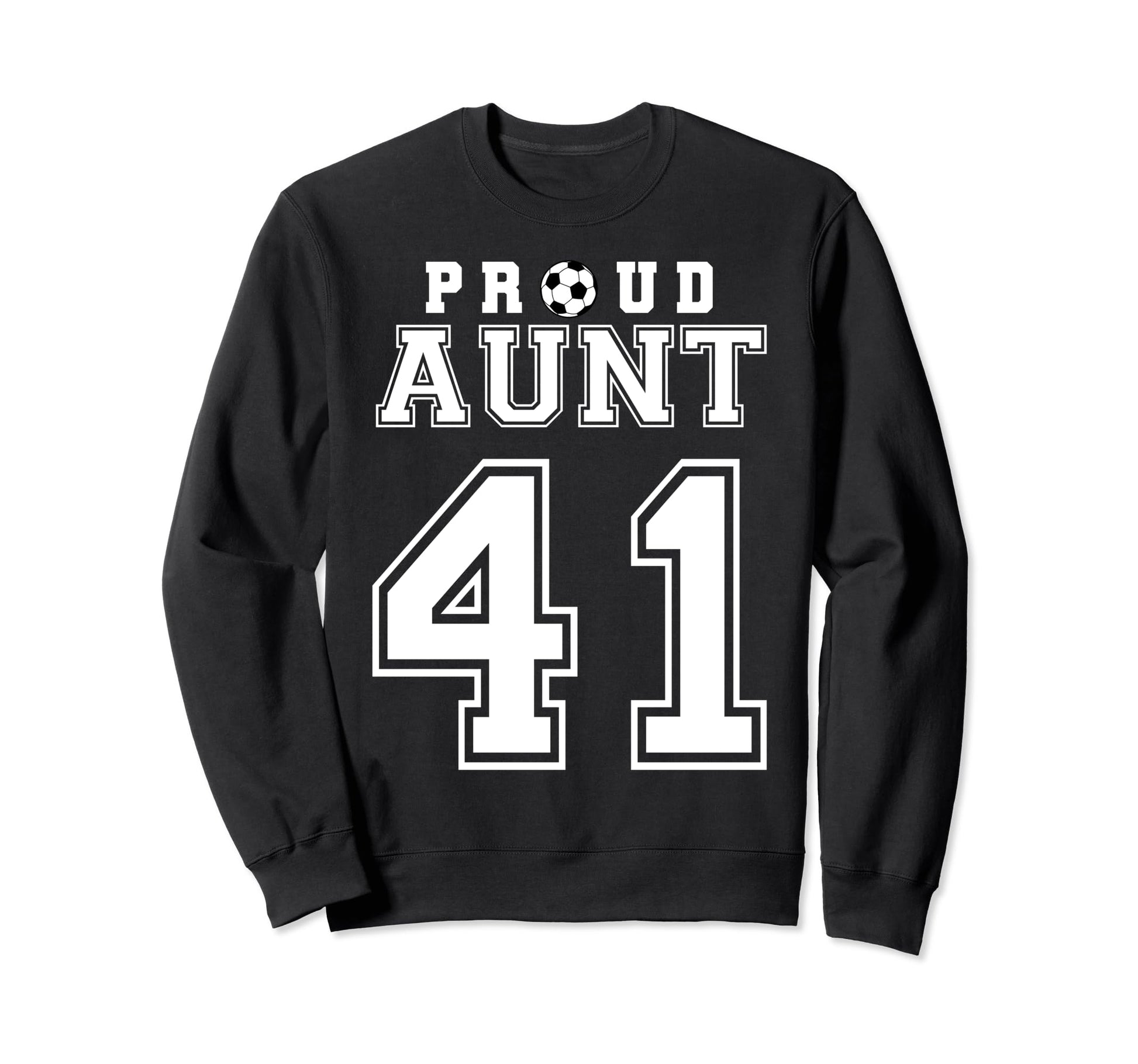 Number 41 Custom Proud Soccer Futbol Sweatshirt - Unique Graphic Men Women - T-Shirt, Sweatshirt, Hoodie