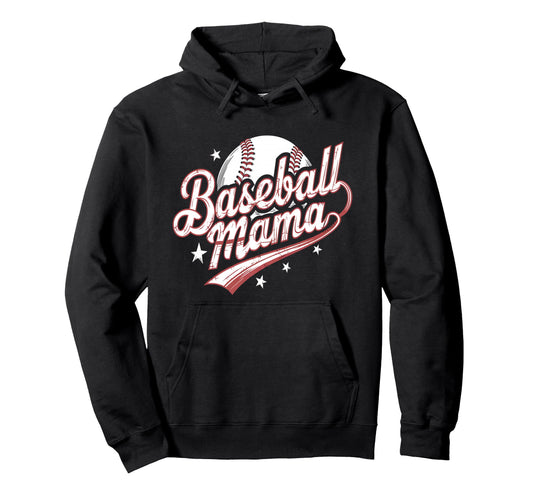 Baseball Mom Game Day Family Mothers Day Hoodie - Trendy Graphic Unisex - T-Shirt, Sweatshirt, Hoodie