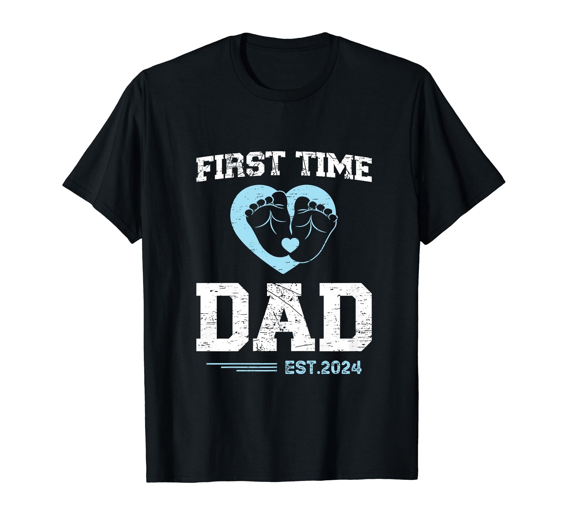 First Time Dad Fathers 2024 New Dad Hoodie - Unique Graphic Men Women - T-Shirt, Sweatshirt, Hoodie