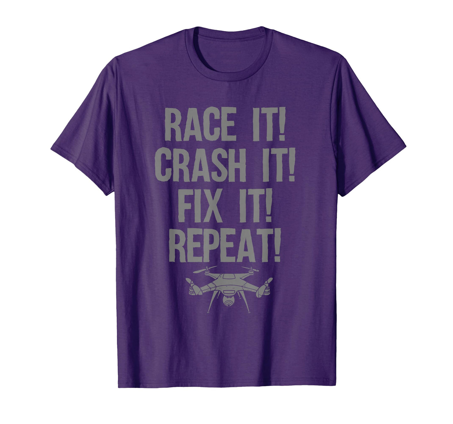 Funny Drone Art Drone Racing Drone T-Shirt - Minimalist Print Men Women - T-Shirt, Sweatshirt, Hoodie