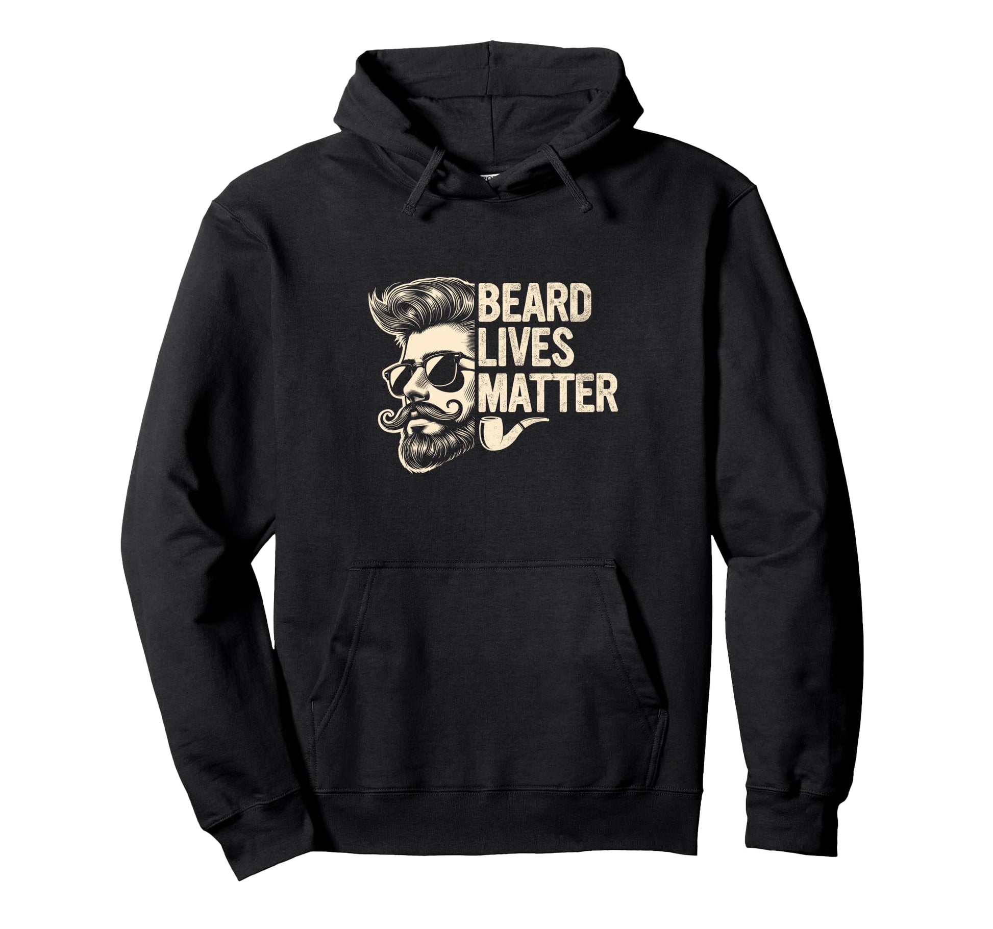 Bearded Dad Daddy Fathers Day Beard Hoodie - Unique Graphic for Adults - T-Shirt, Sweatshirt, Hoodie
