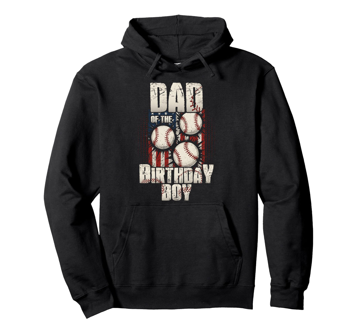 Dad Birthday Matching Baseball Birthday Hoodie - Custom Art Print Unisex - T-Shirt, Sweatshirt, Hoodie