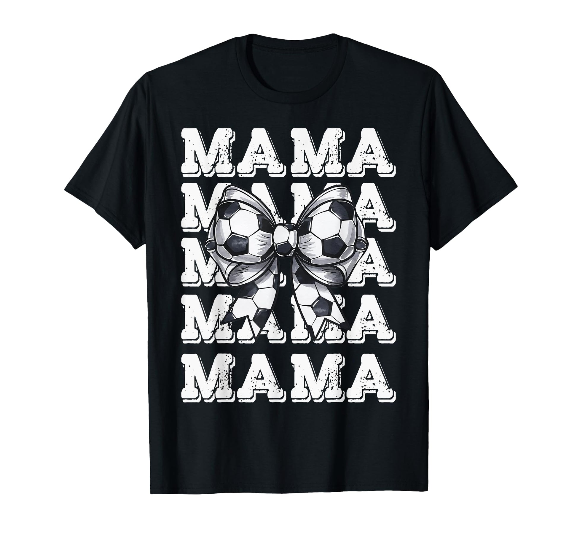 Coquette Soccer Mama Matching Family Bow T-Shirt - Graphic Print for Adults - T-Shirt, Sweatshirt, Hoodie