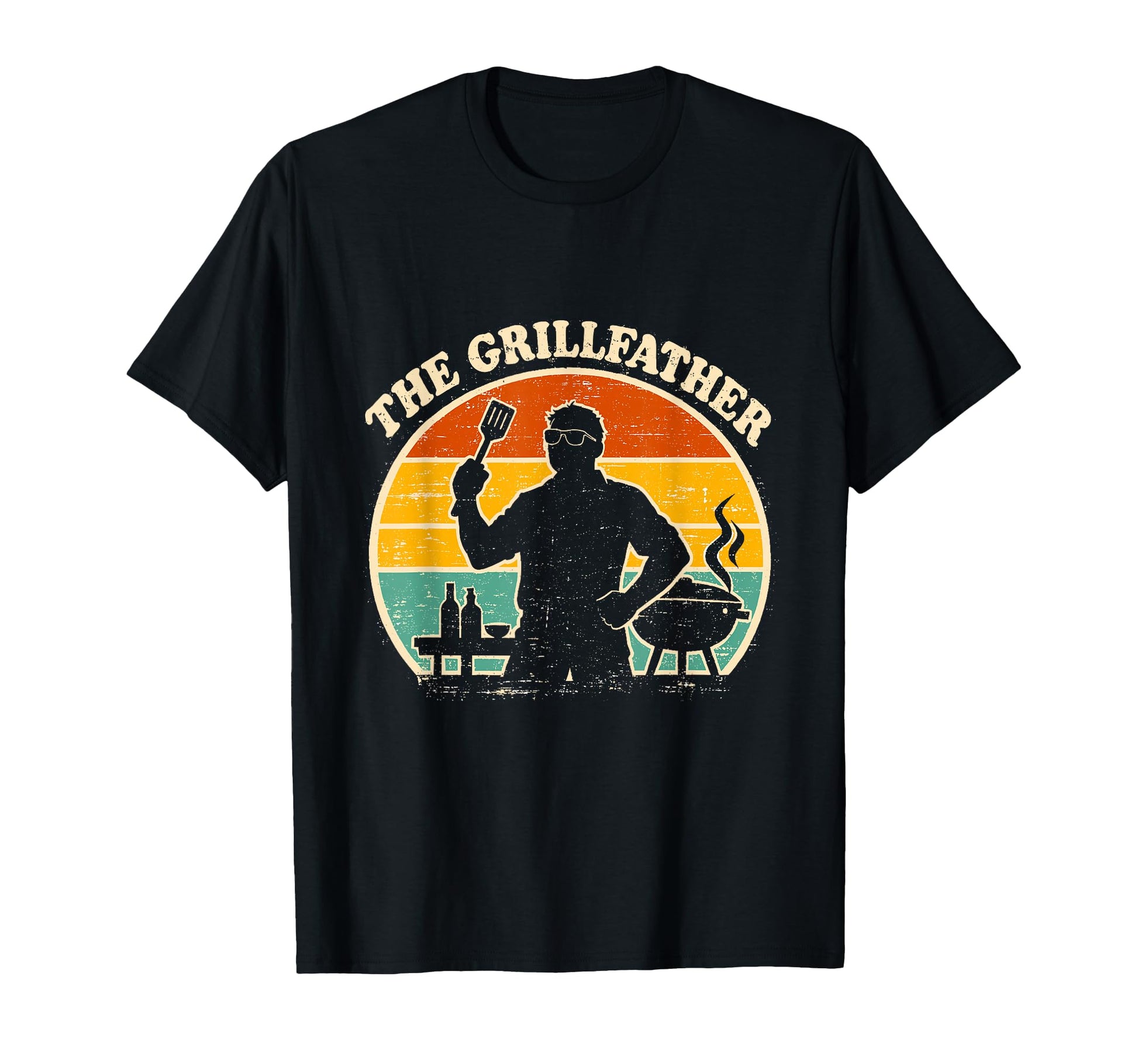 Grillfather Funny Bbq Dad Fathers Day T-Shirt - Casual Everyday Wear Unisex - T-Shirt, Sweatshirt, Hoodie