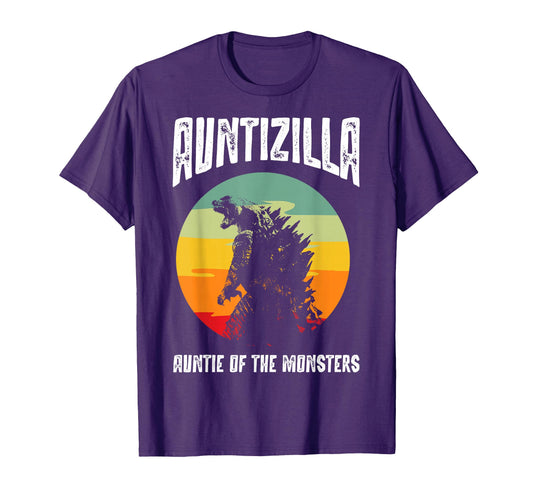 Auntzilla Aunt Monsters Sunset T-Shirt - Streetwear Style Unisex - T-Shirt, Sweatshirt, Hoodie