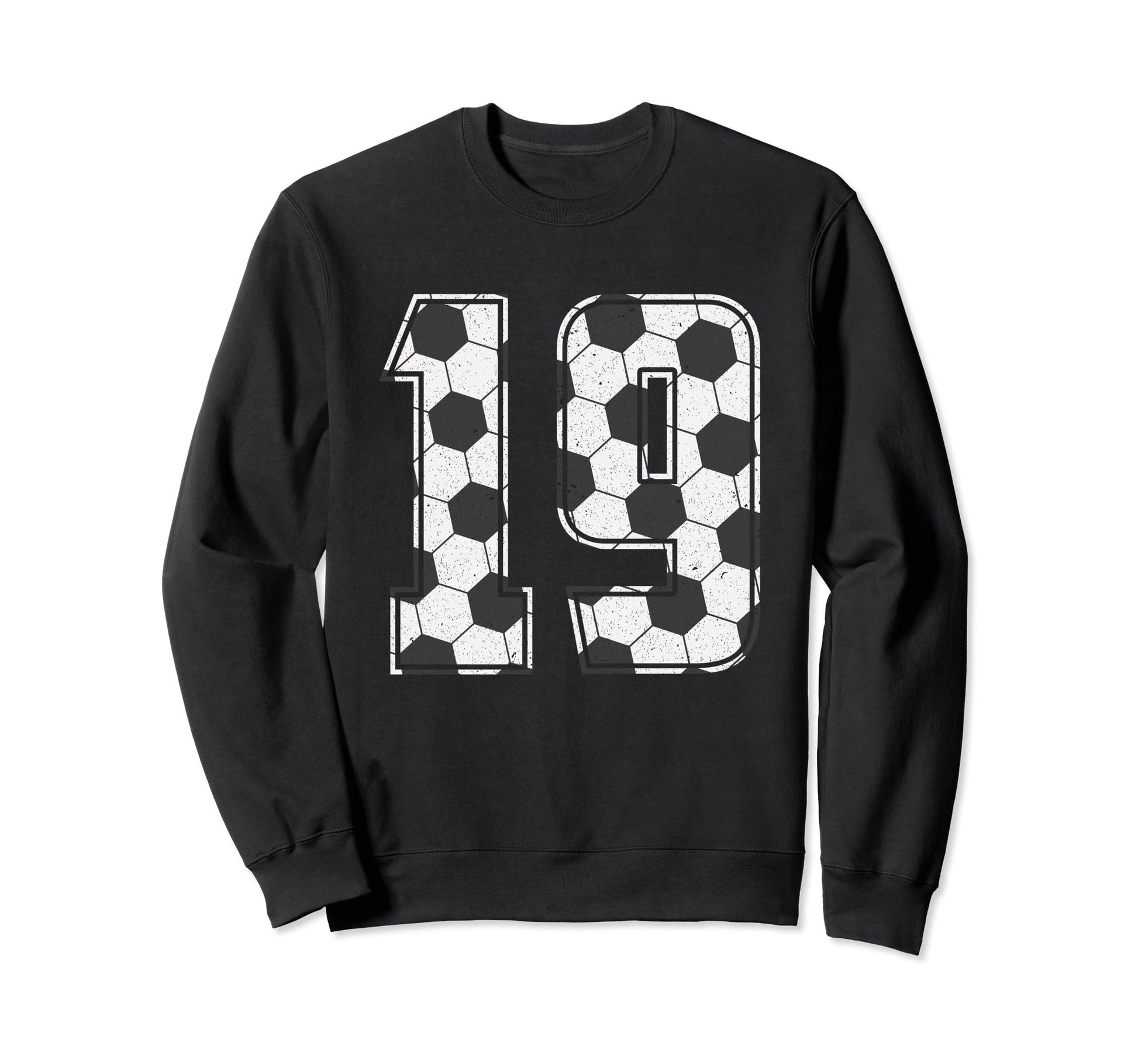 Soccer Player Number 19 Nineteen Sweatshirt - Aesthetic Graphic Unisex - T-Shirt, Sweatshirt, Hoodie