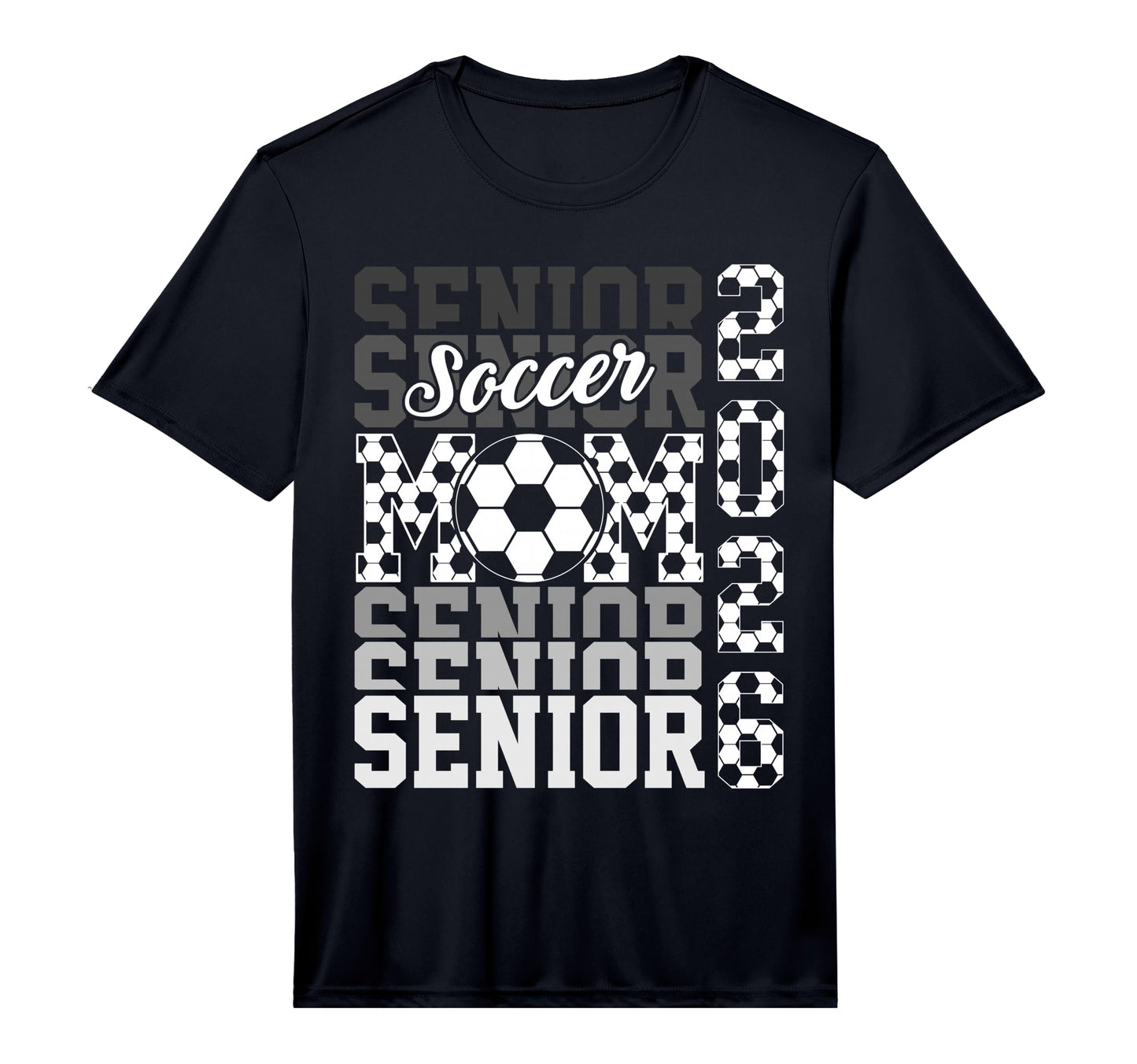 2026 Soccer Senior Mom Graduation T-Shirt - Streetwear Style Unisex - T-Shirt, Sweatshirt, Hoodie