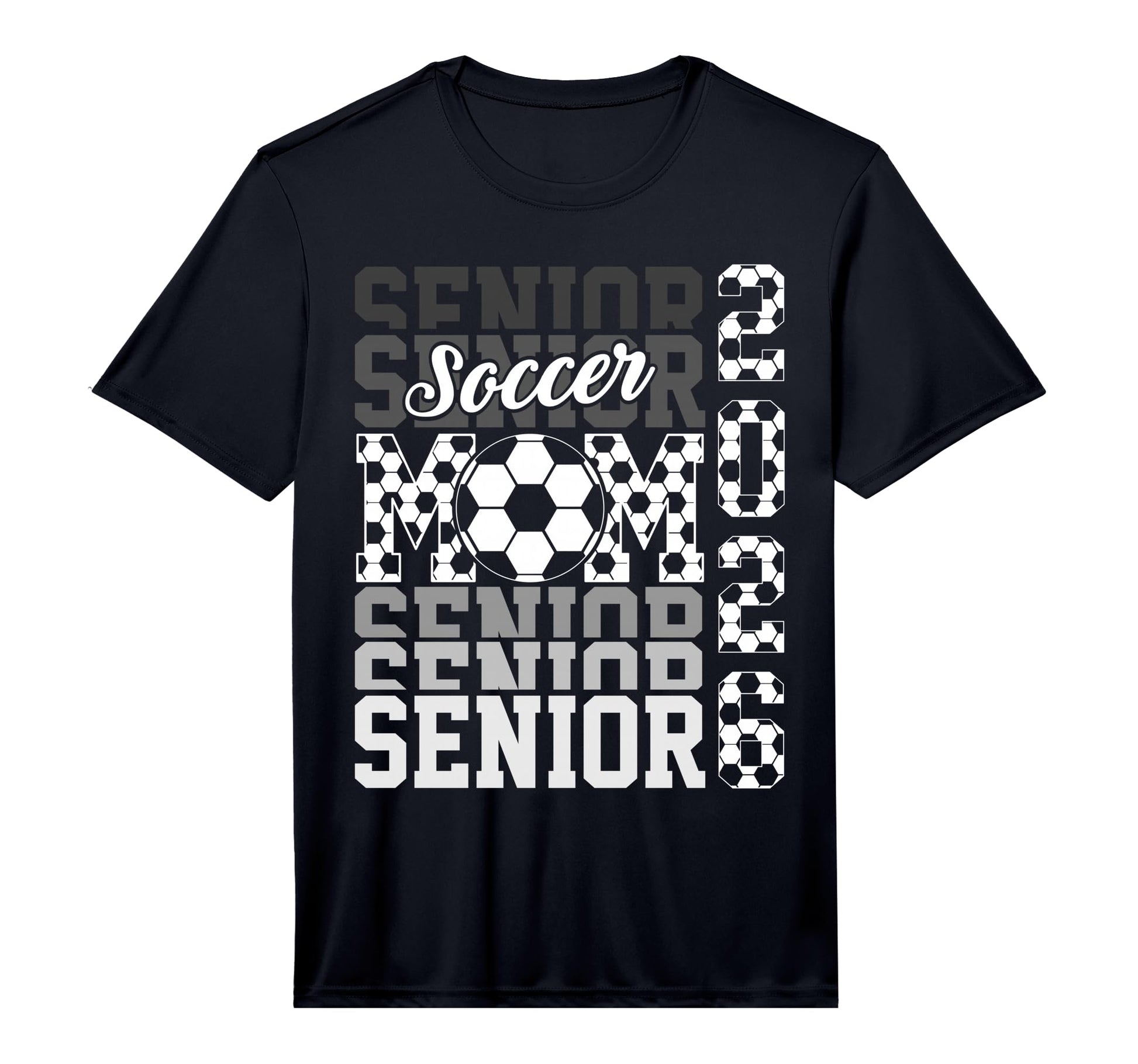 2026 Soccer Senior Mom Graduation T-Shirt - Streetwear Style Unisex - T-Shirt, Sweatshirt, Hoodie
