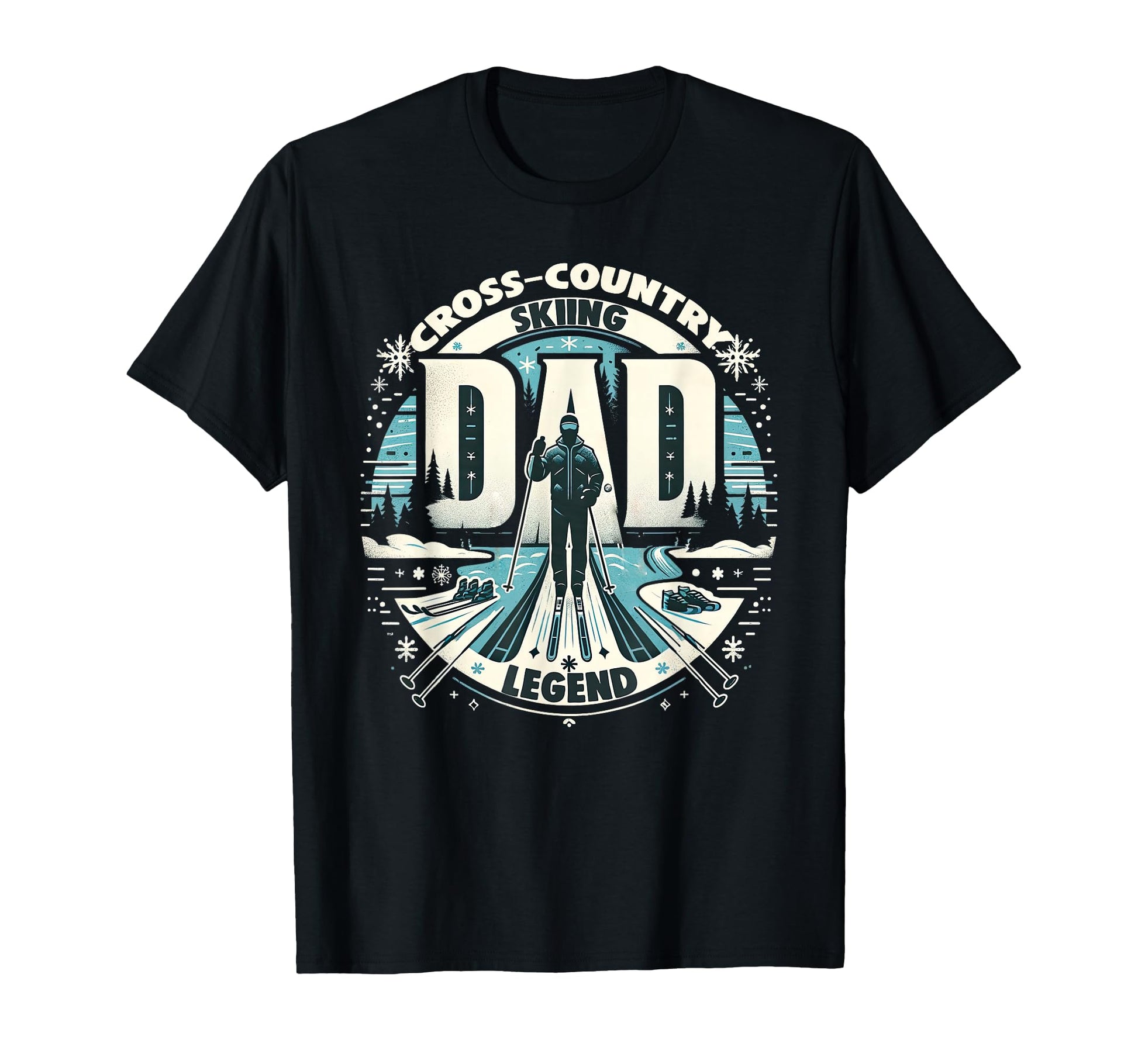 Dad Fathers Day Dad Cross Country T-Shirt - Fun Novelty Design for Adults - T-Shirt, Sweatshirt, Hoodie