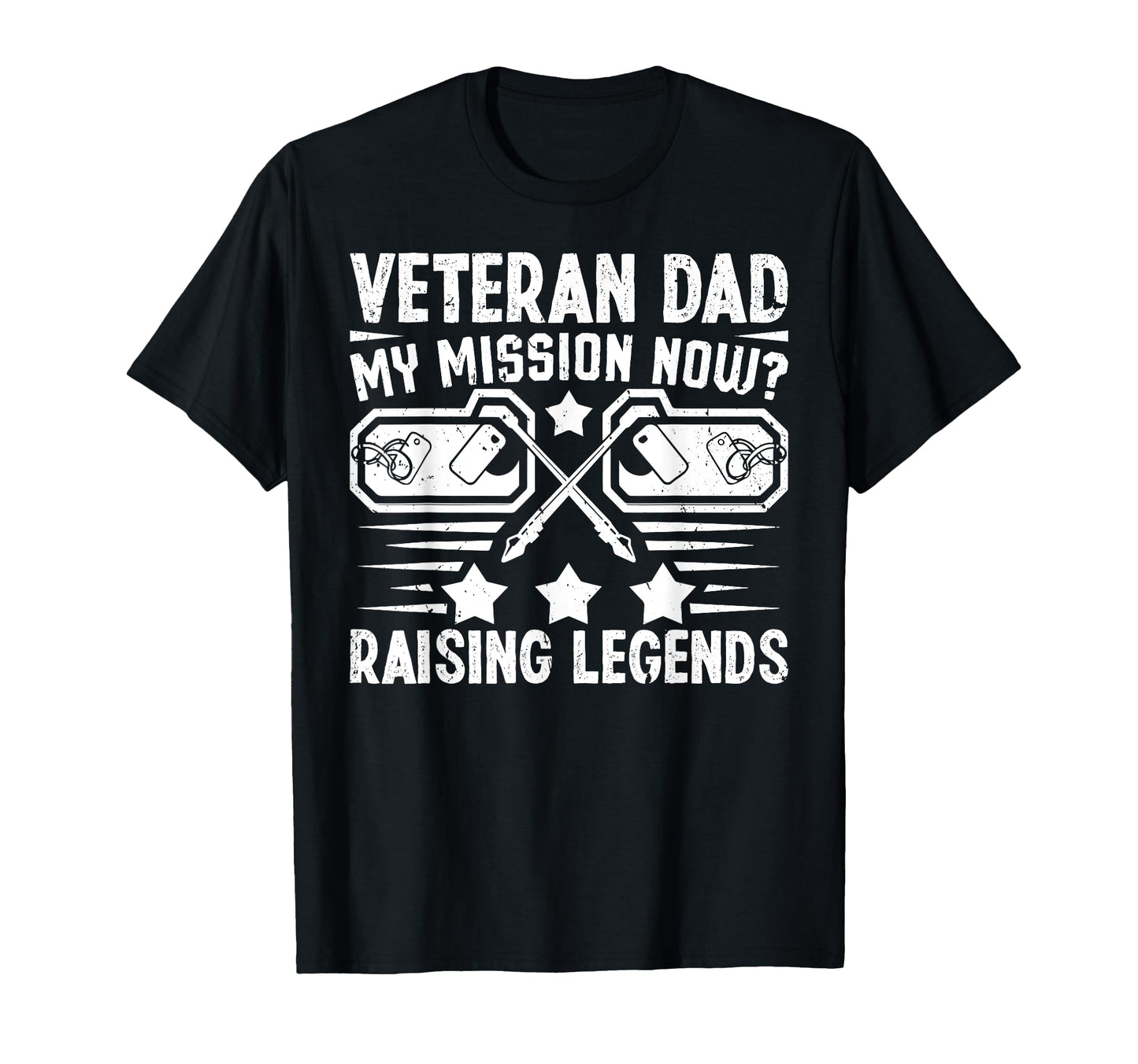 Veteran Dad My Mission Now Raising T-Shirt - Unique Graphic Men Women - T-Shirt, Sweatshirt, Hoodie