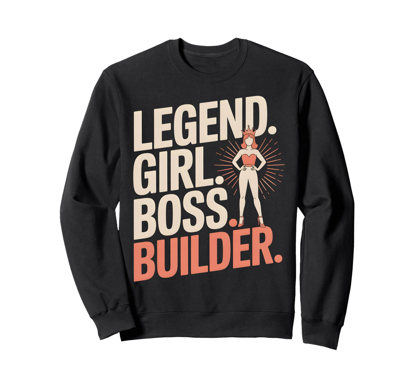 Dad Papa Legend Distressed Sweatshirt - Trendy Graphic for Adults - T-Shirt, Sweatshirt, Hoodie