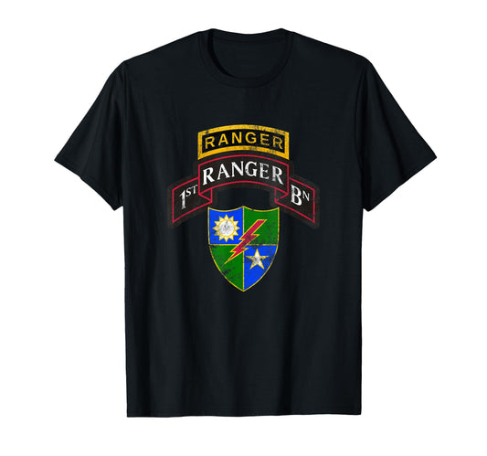 75Th Ranger Regiment Veteran T-Shirt - Casual Everyday Wear Men Women - T-Shirt, Sweatshirt, Hoodie