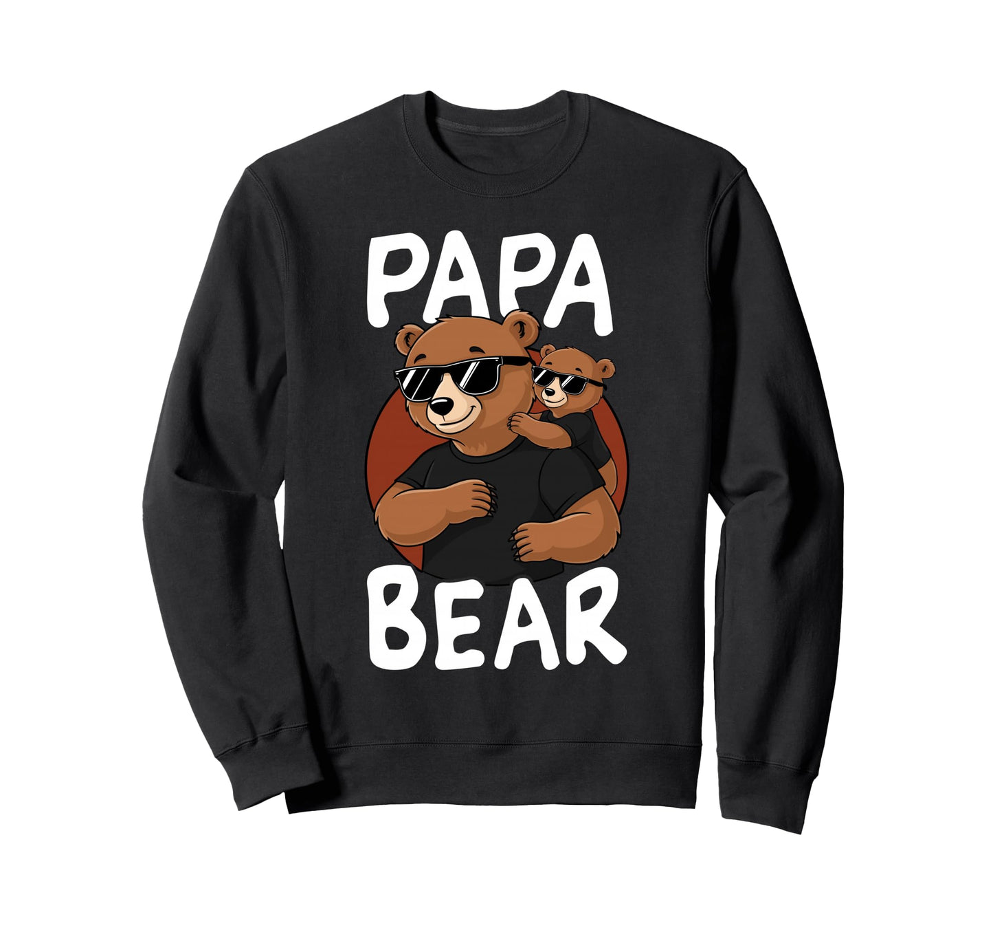 Papa Bear Family Sweatshirt - Unique Graphic for Adults - T-Shirt, Sweatshirt, Hoodie