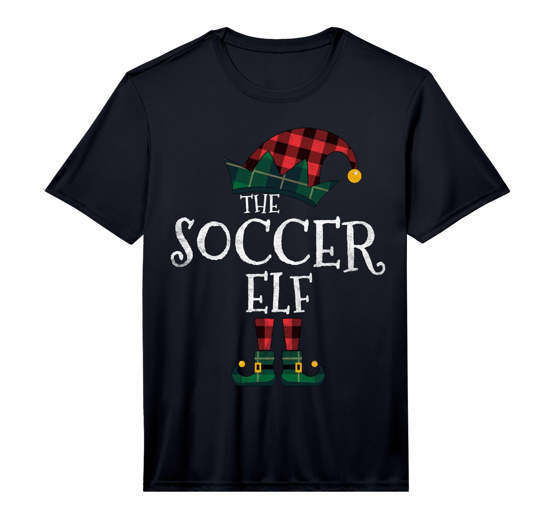 Soccer Elf Matching Family Group Gift T-Shirt - Fun Novelty Design Unisex - T-Shirt, Sweatshirt, Hoodie