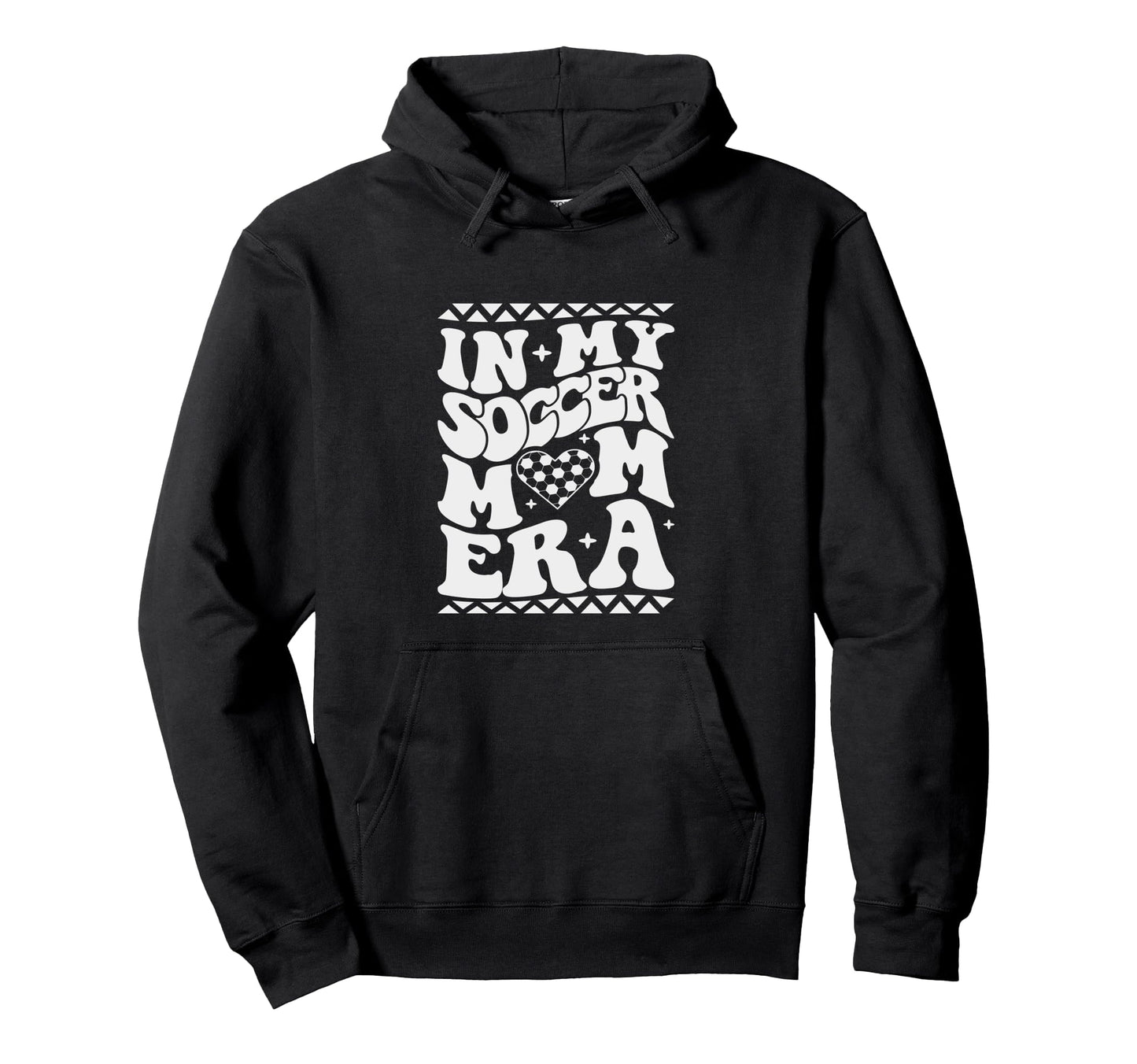 My Soccer Mom Era Groovy Soccer Mama Football Hoodie - Graphic Print Unisex - T-Shirt, Sweatshirt, Hoodie
