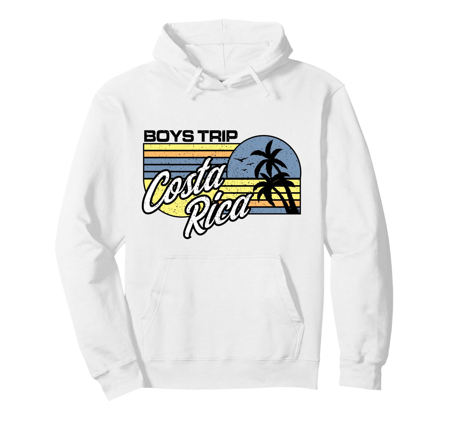Costa Rica Guys Trip Matching Hoodie - Aesthetic Graphic for Adults - T-Shirt, Sweatshirt, Hoodie