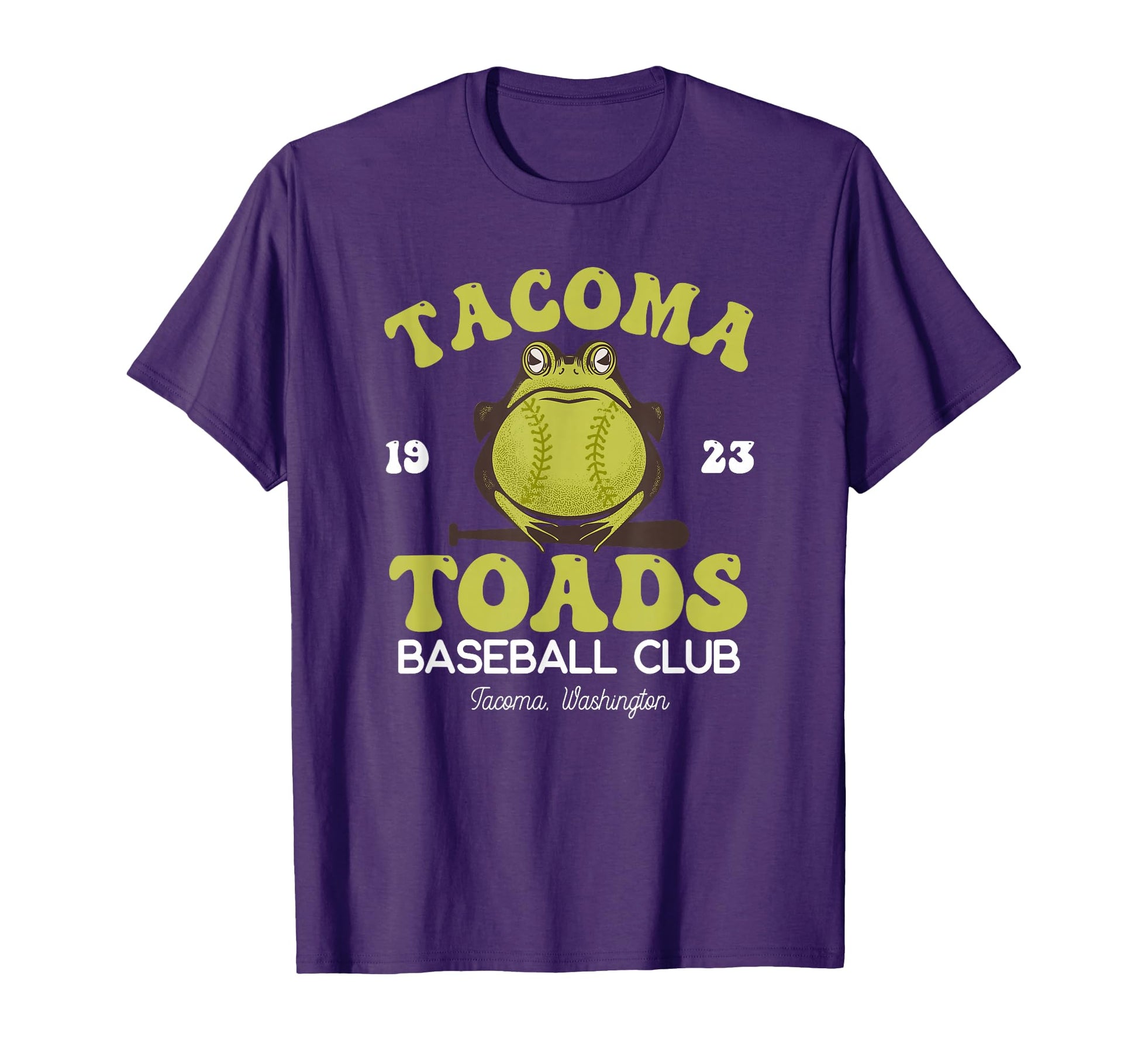 Tacoma Toads Minor League Baseball Team T-Shirt - Unique Graphic for Adults - T-Shirt, Sweatshirt, Hoodie