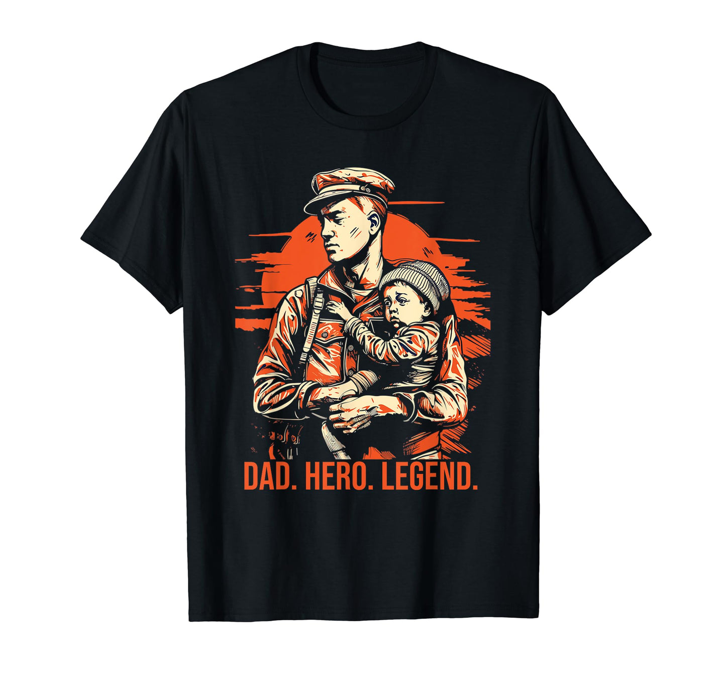Dad Grandpa Veteran Veterans American T-Shirt - Graphic Print for Adults - T-Shirt, Sweatshirt, Hoodie